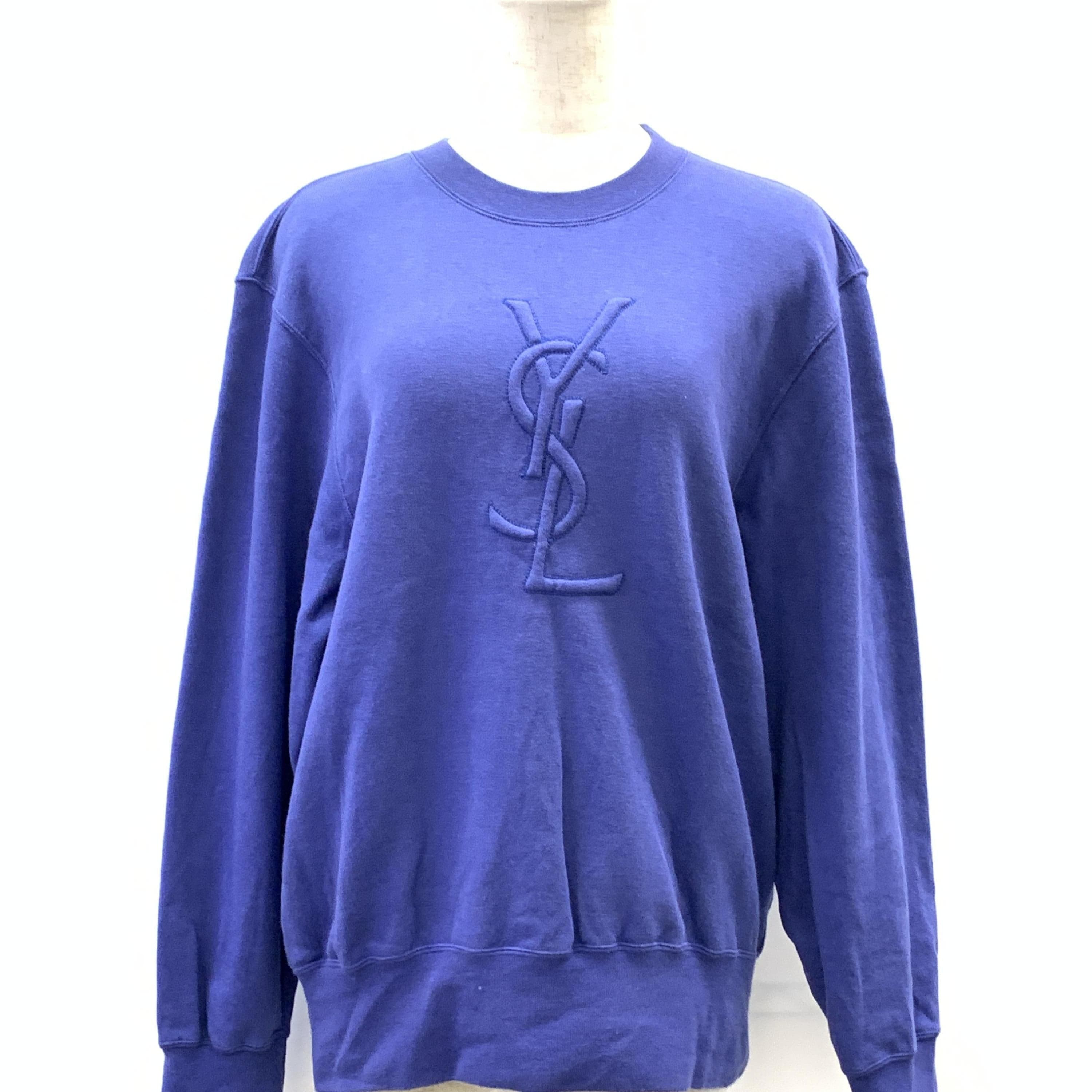 Yves Saint Laurent Yves Saint Laurent YSL Embroidered Logo Sweatshirt Crewneck C323685