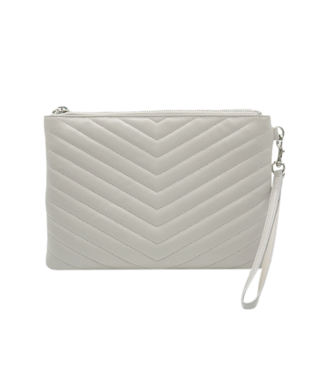 Ysl deals chevron clutch