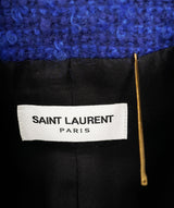 Yves Saint Laurent Saint Laurent Electric Blue Jacket  ALL0508