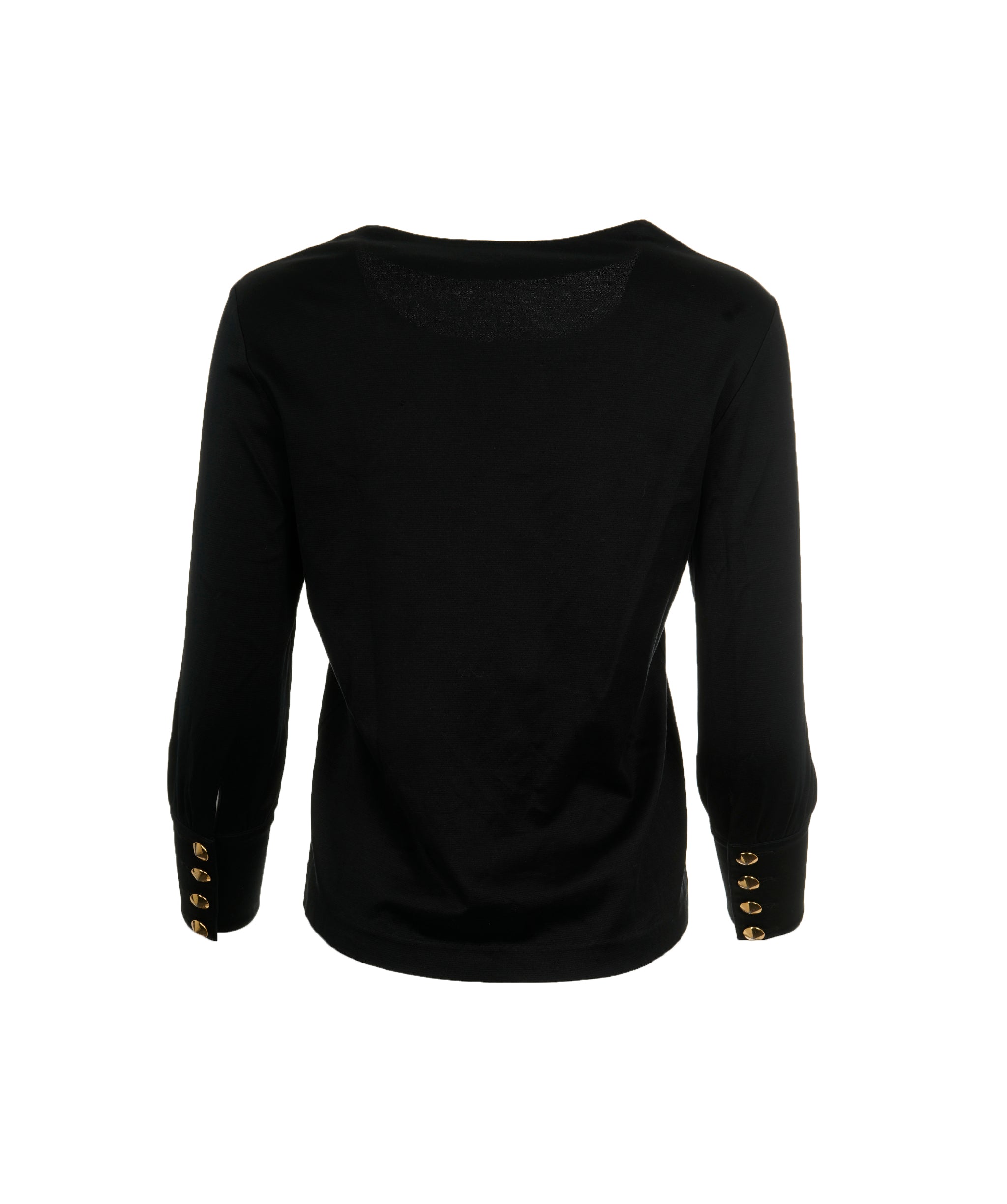 Yves Saint Laurent YSL Big Logo Cotton Cardigan Black ASL9292