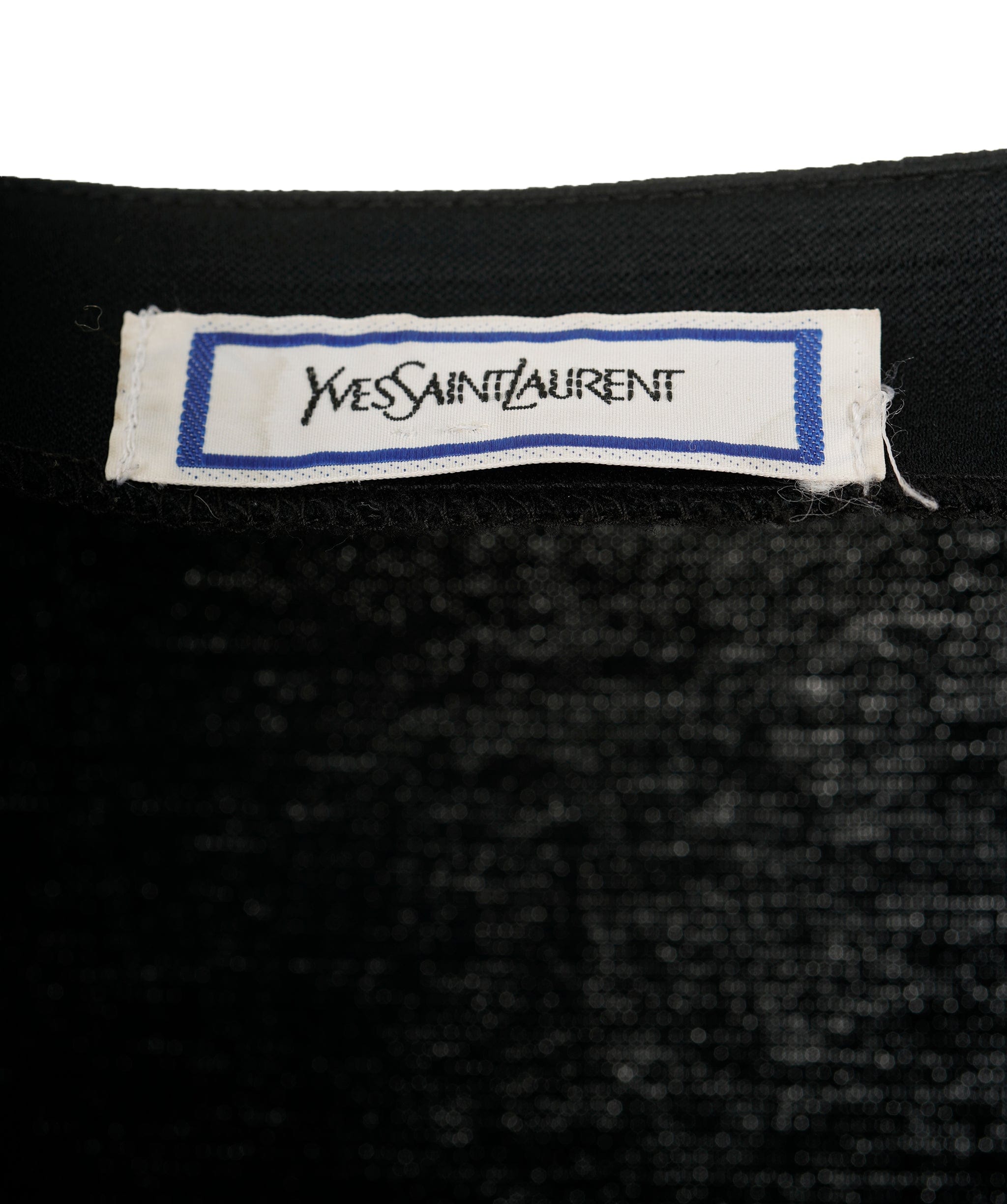 Yves Saint Laurent YSL Big Logo Cotton Cardigan Black ASL9292