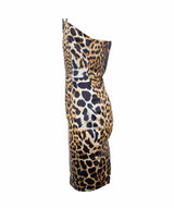 Yves Saint Laurent YSL Leopard Dress Size 34