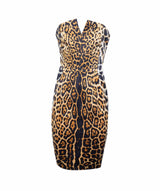 Yves Saint Laurent YSL Leopard Dress Size 34