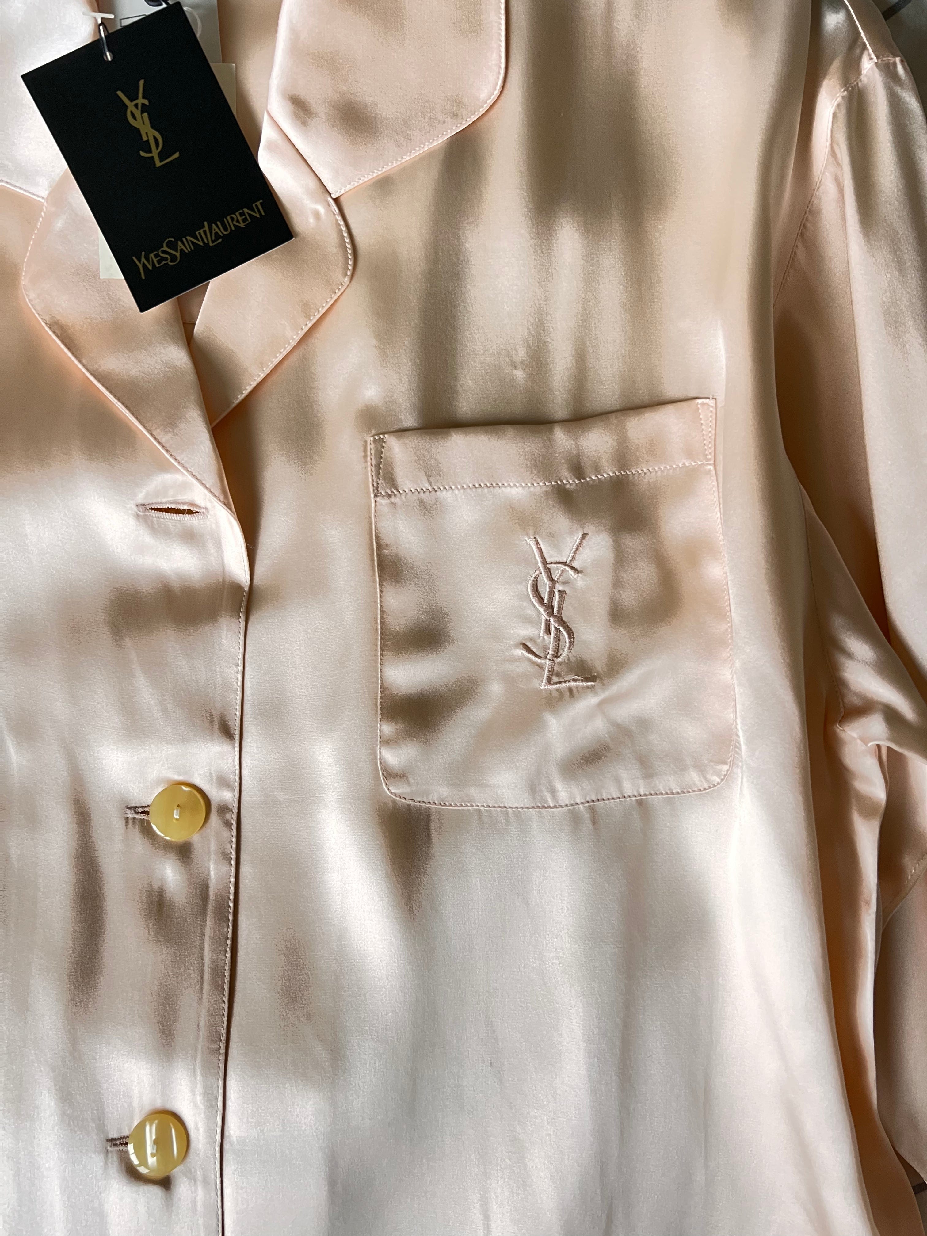 Yves Saint Laurent YSL Silk Blouse ASL8627