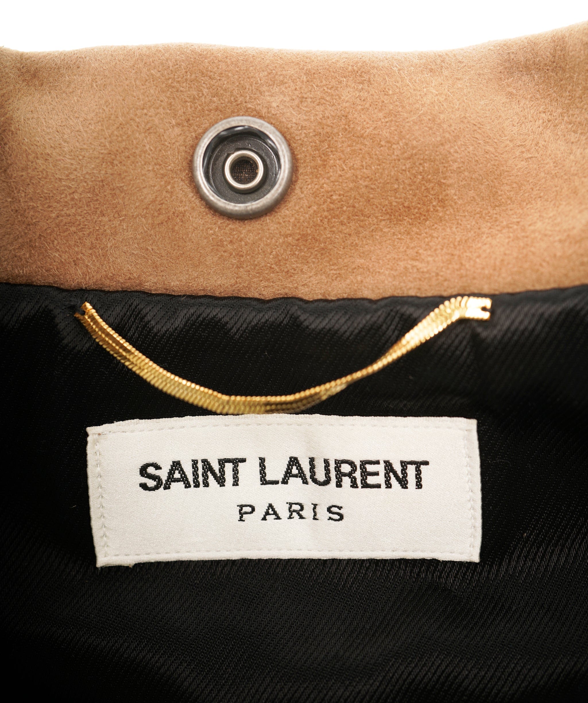 Yves Saint Laurent Saint Laurent – Classic Camel Suede Western Jacket ALC2419