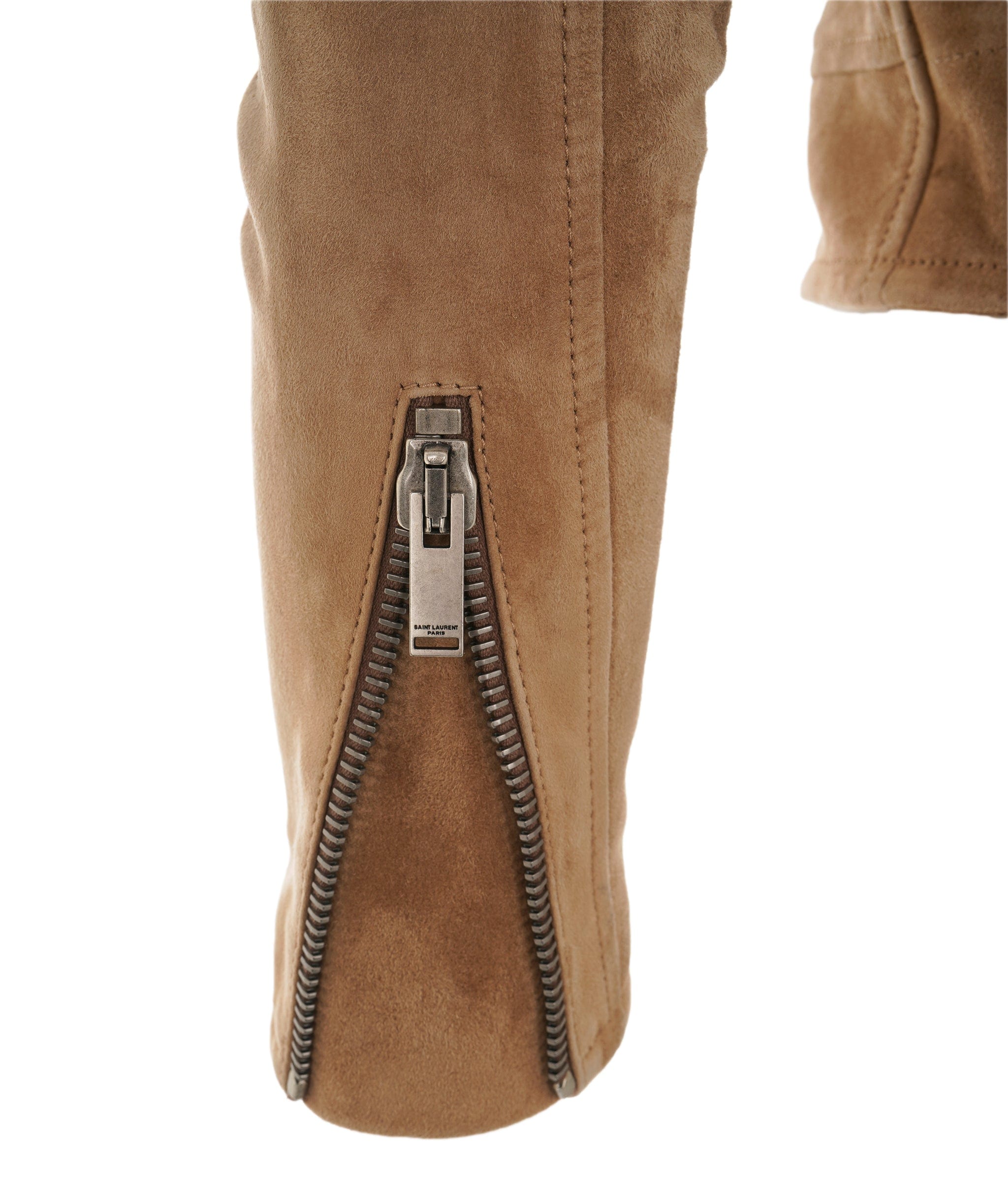 Yves Saint Laurent Saint Laurent – Classic Camel Suede Western Jacket ALC2419