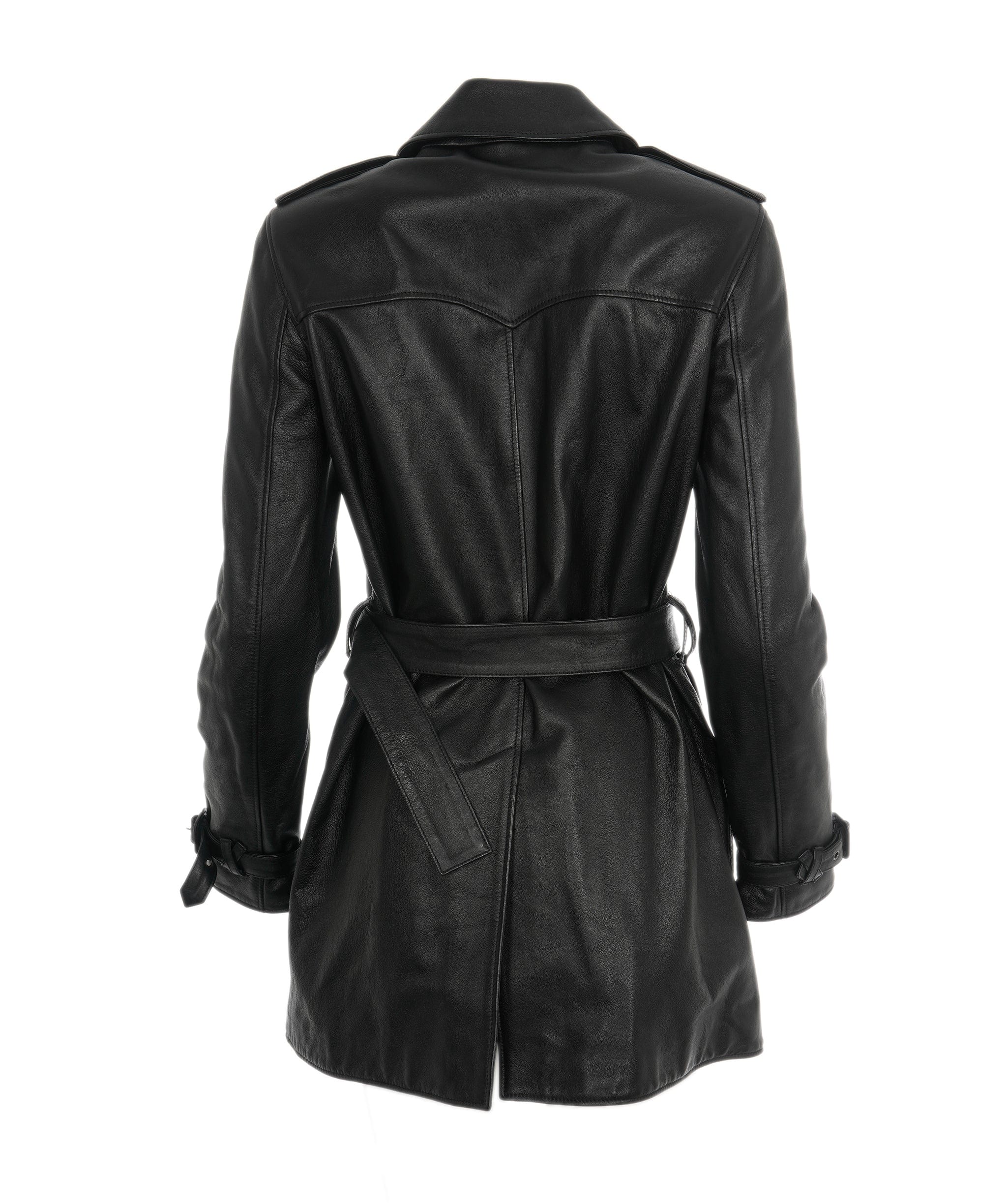 Yves Saint Laurent Saint Laurent Full Leather Coat  ALC1265