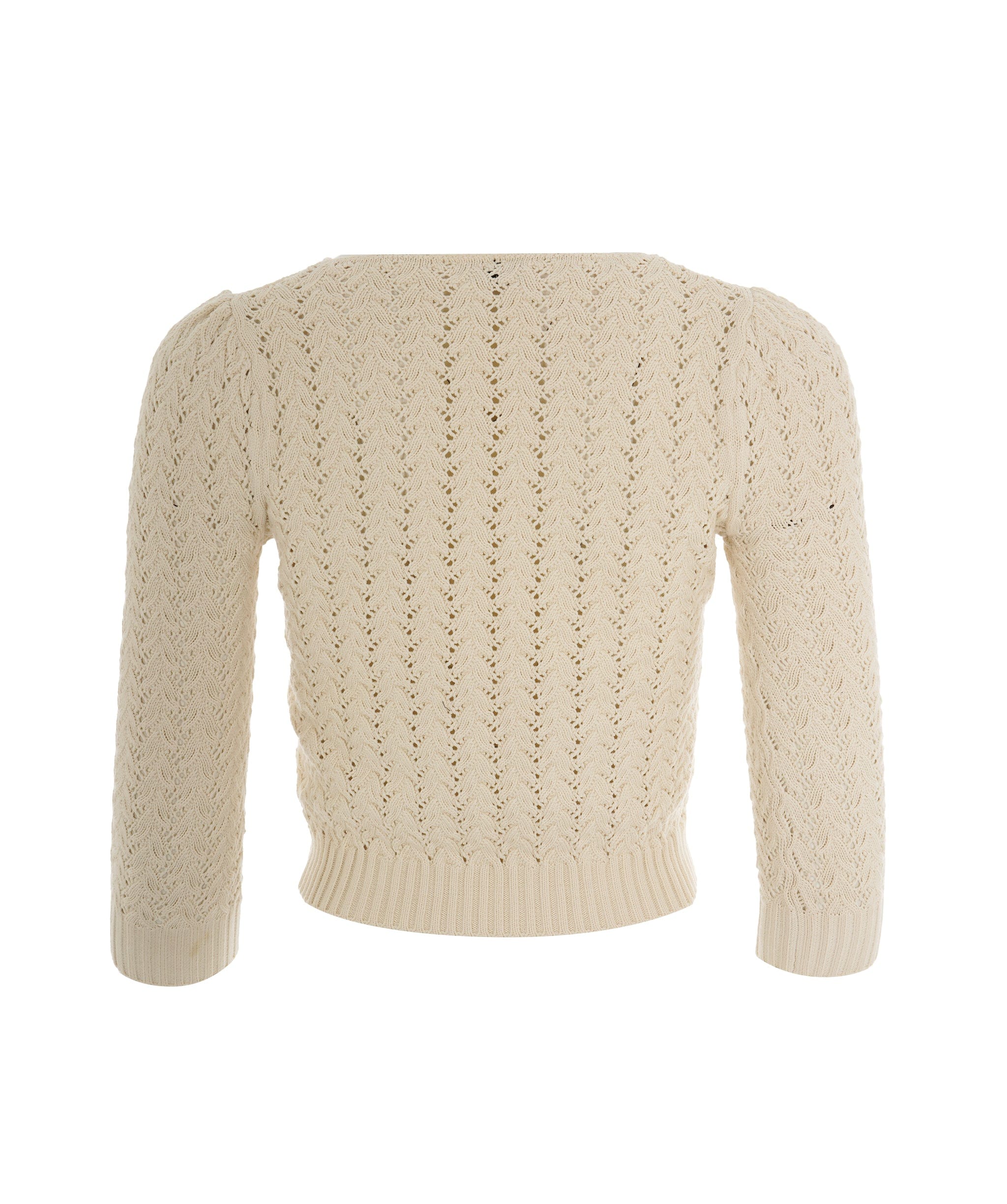 Yves Saint Laurent Saint Laurent – Hand-Crocheted Sleeveless Knit Top ALC2418