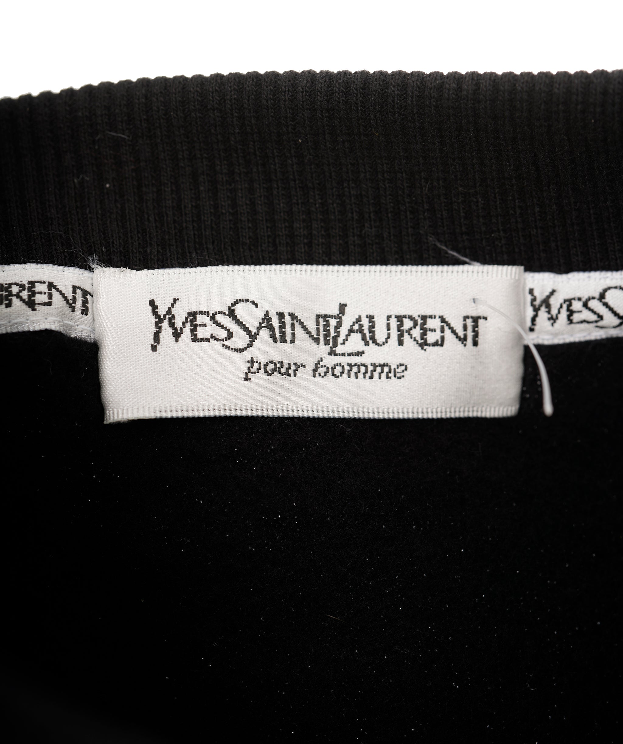 Yves Saint Laurent YSL Black Logo Sweatshirt S ALC3621