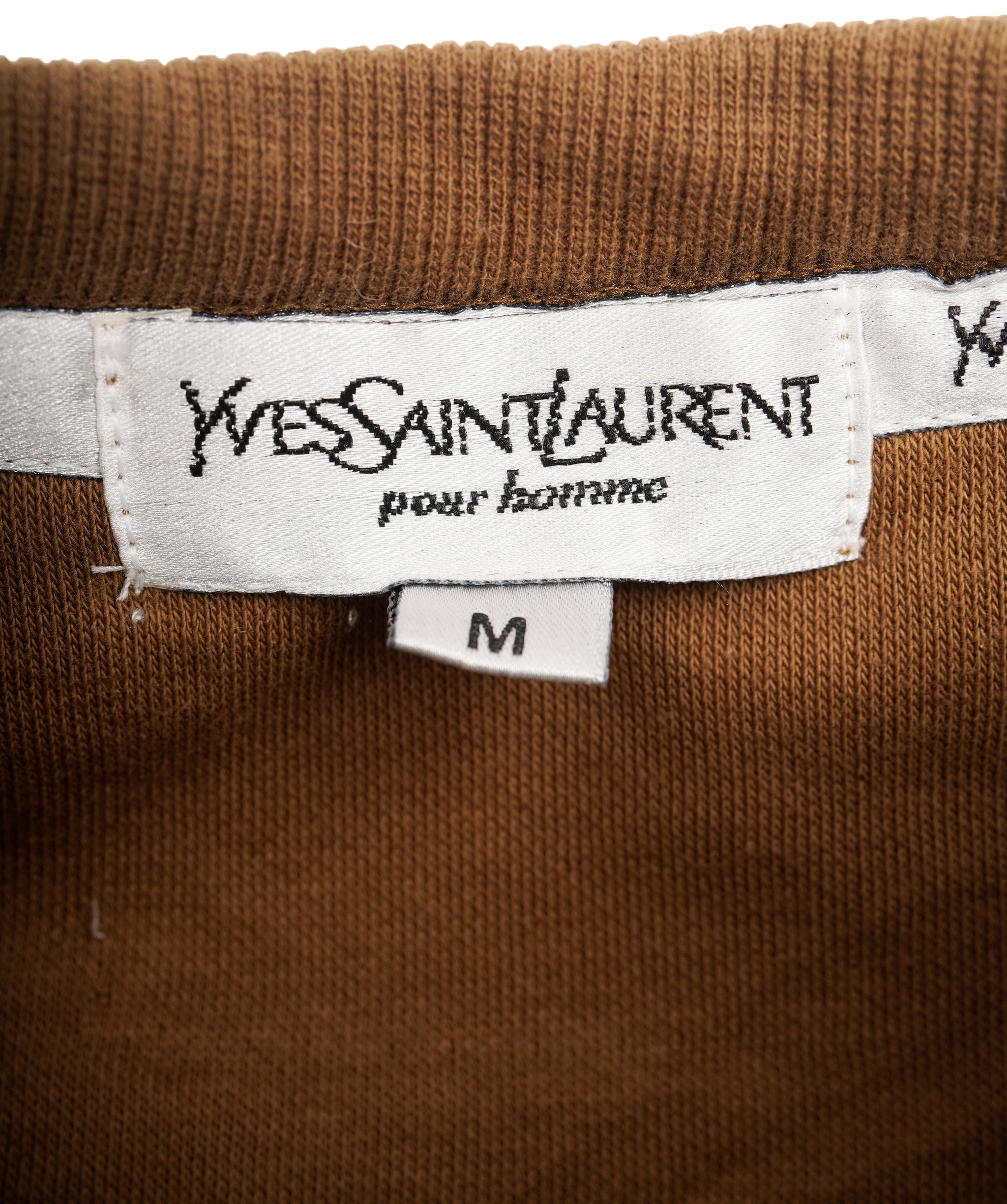 Yves Saint Laurent YSL Brown Crewneck Jumper ALL0607