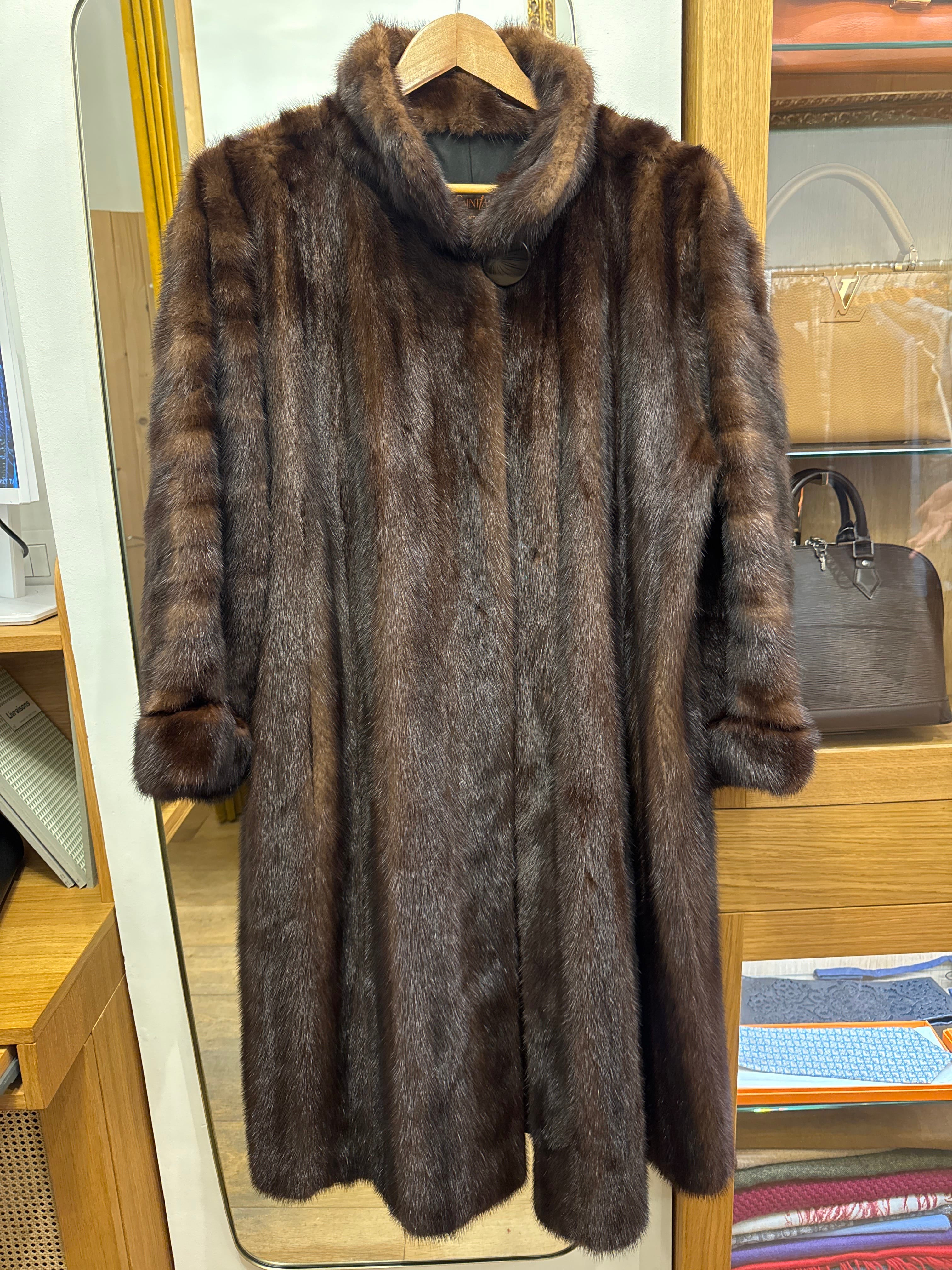 Yves Saint Laurent YSL - BROWN STRIPED FUR AGC3290