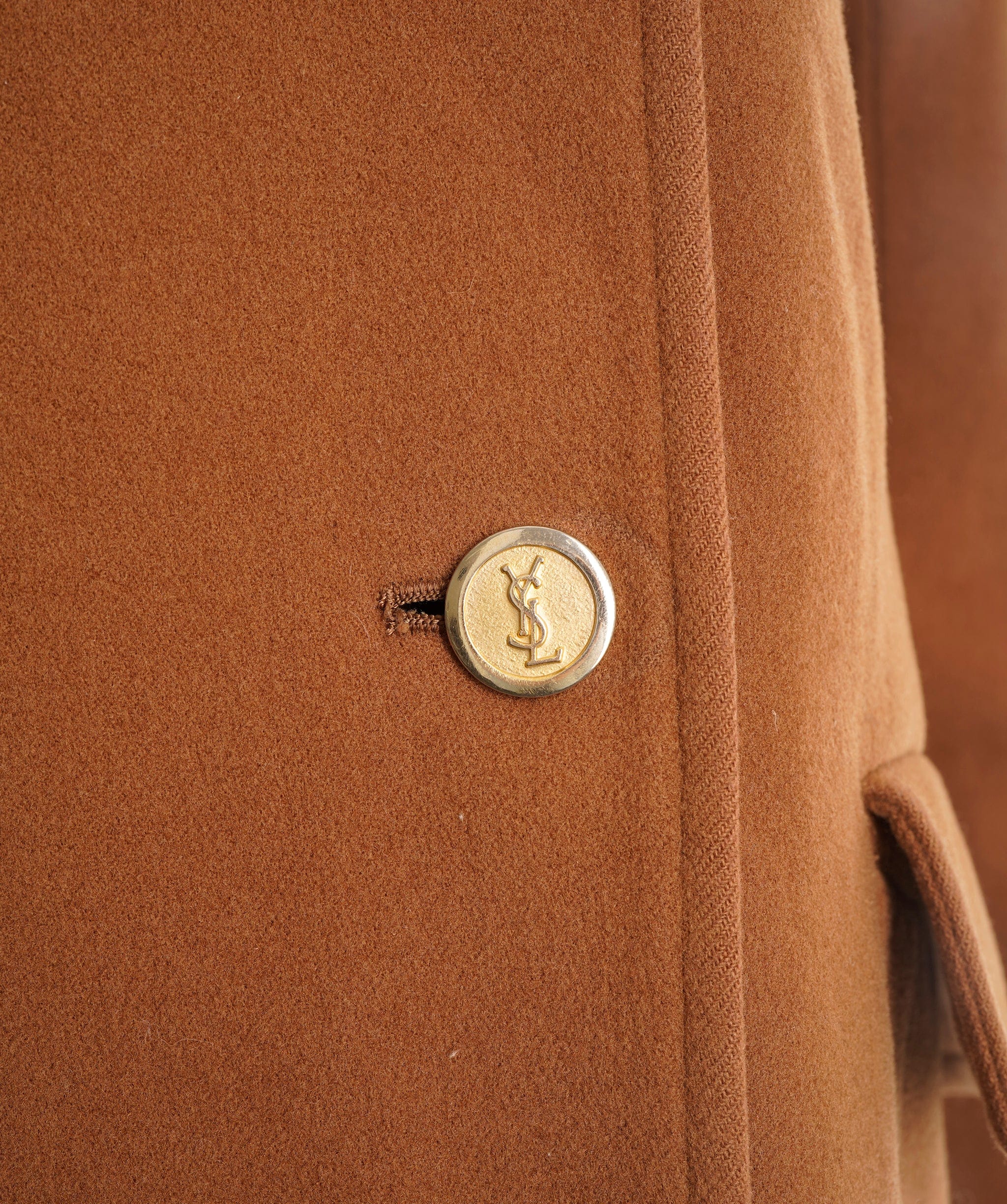 Yves Saint Laurent YSL Caramel Wool Coat  ALC3006
