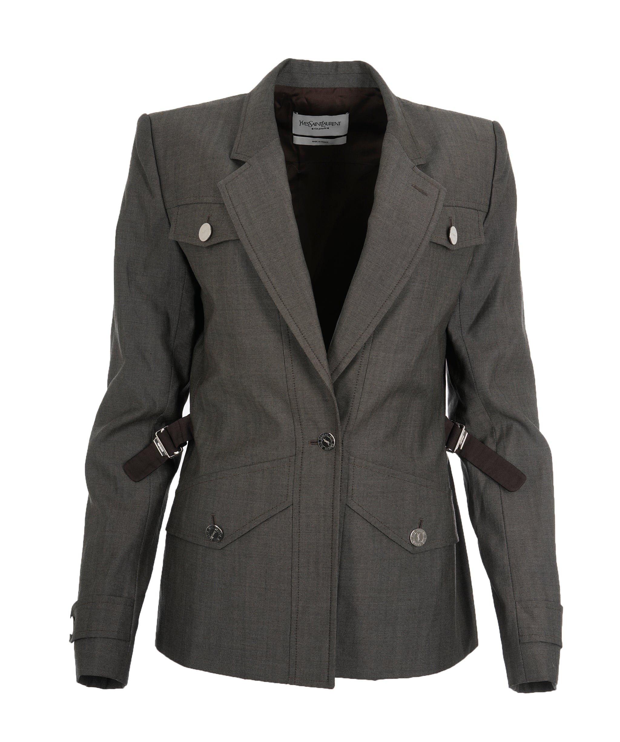 Yves Saint Laurent YSL Grey Blazer ALL0694