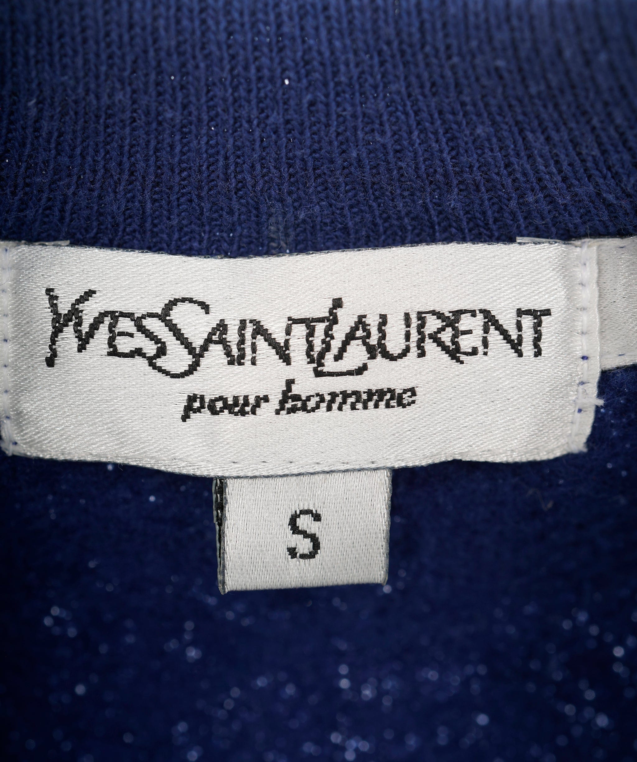 Yves Saint Laurent YSL Navy and Red Crewneck Jumper  ALL0603