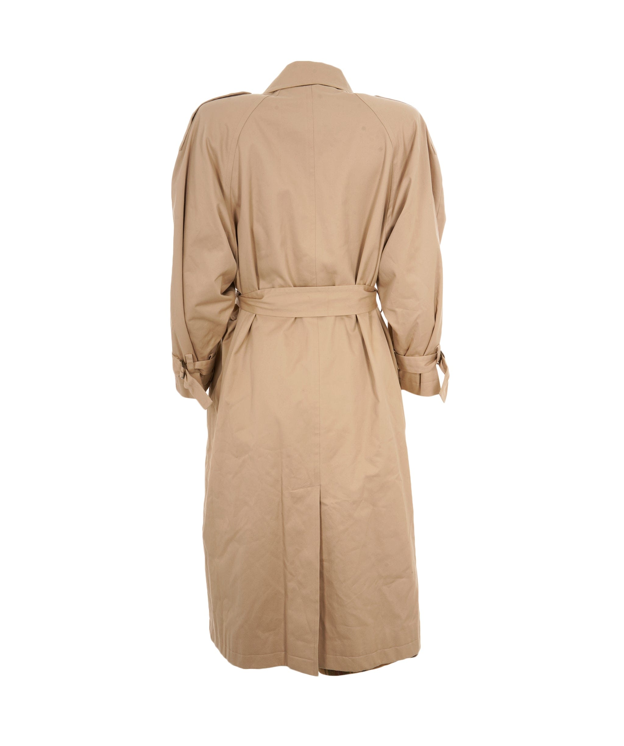 Yves Saint Laurent YSL Vintage Trench Coat With Checked Style Lining  ALC3541