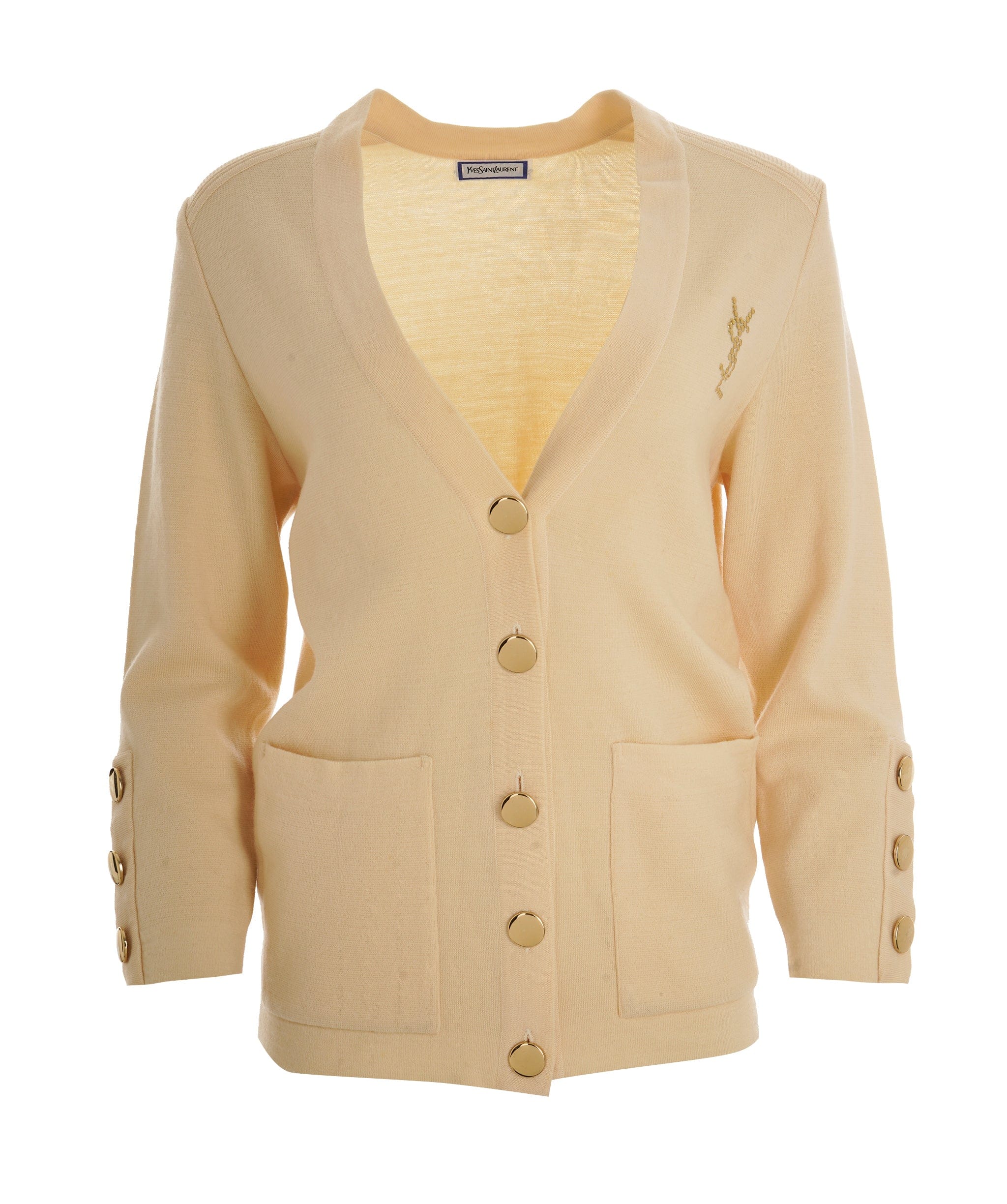 Yves Saint Laurent YSL Vintage V Neckline Cardigan  ALC3540