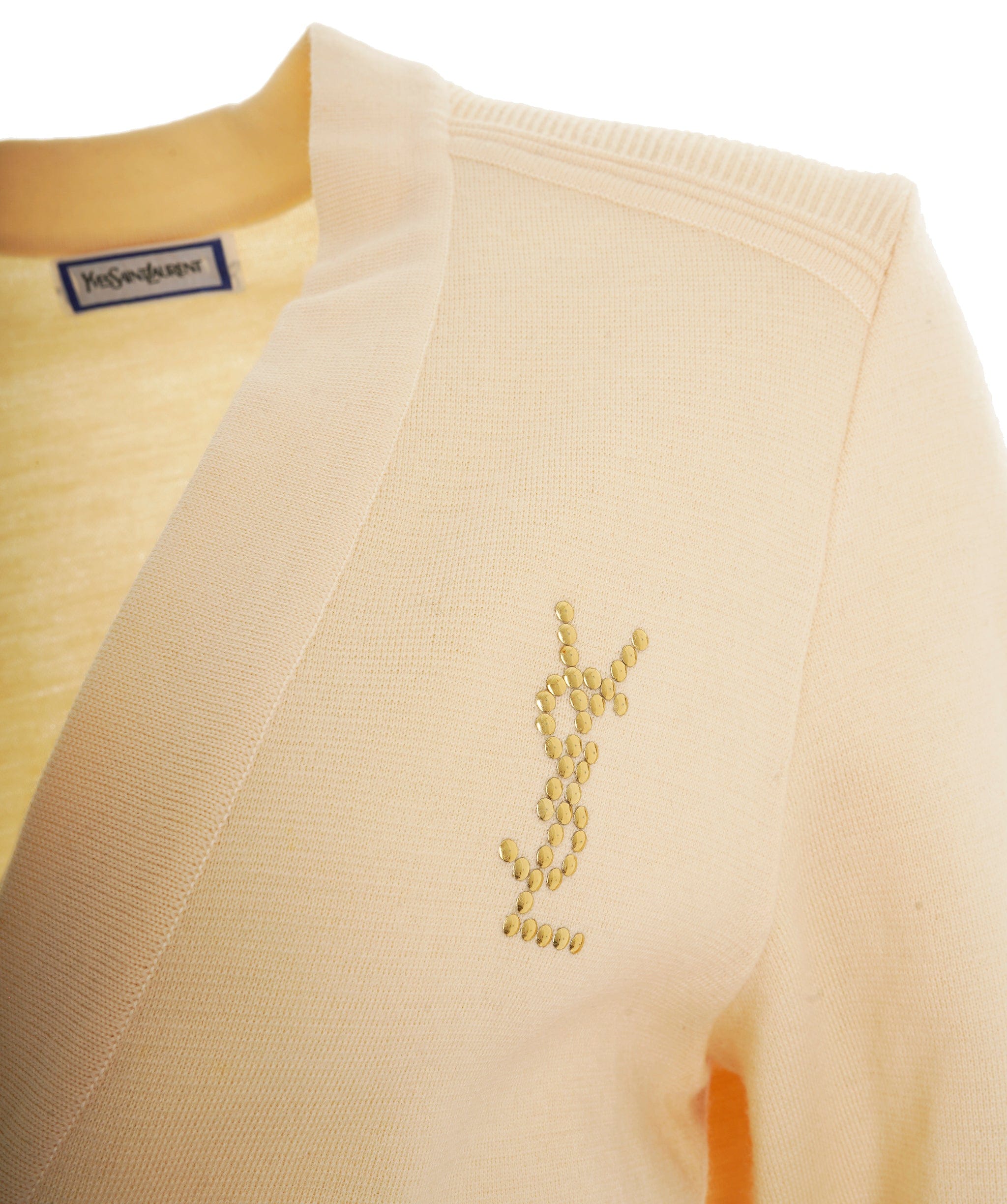 Yves Saint Laurent YSL Vintage V Neckline Cardigan  ALC3540