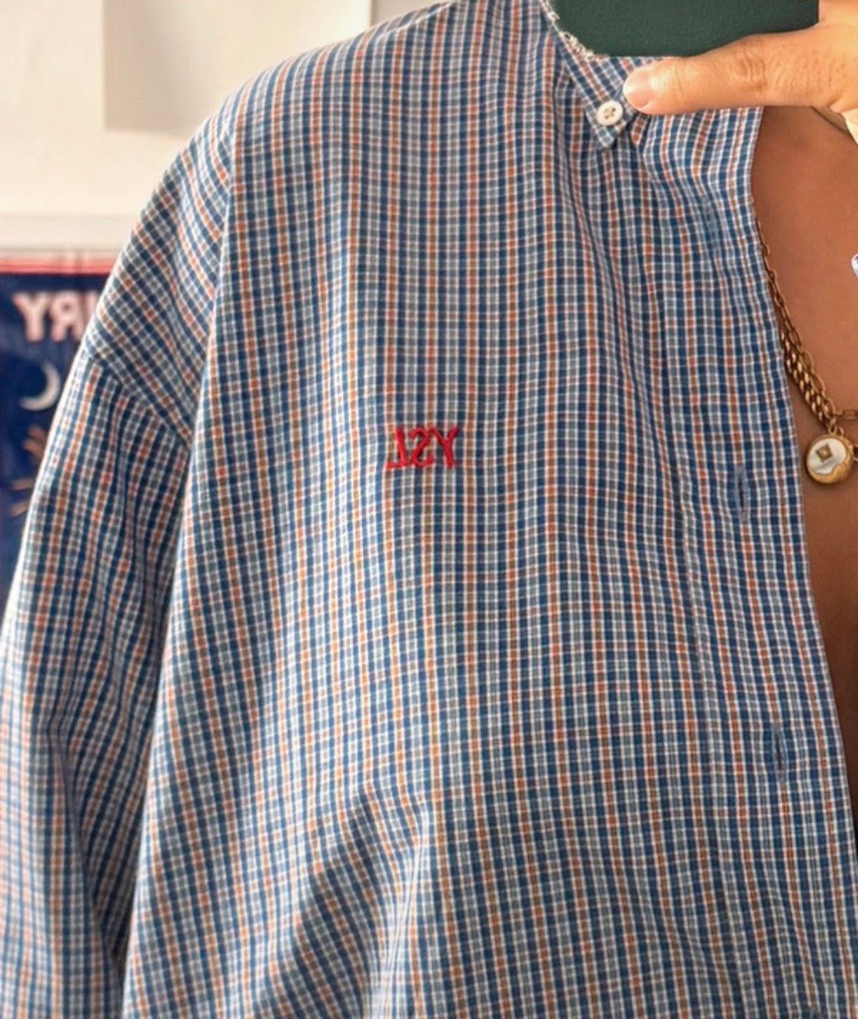 Yves Saint Laurent YSL Yves Saint Laurent soft button down shirt size M DBXM0041