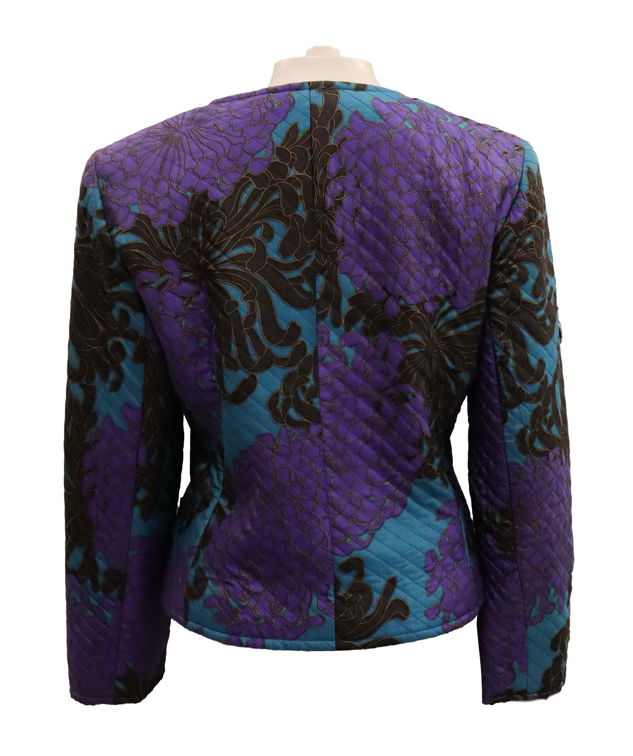 Yves Saint Laurent Yves Saint Laurent flower printed padded jacket AGC2634