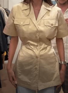 YVES SAINT LAURENT YVES SAINT LAURENT Gold safari style jacket AGC3795