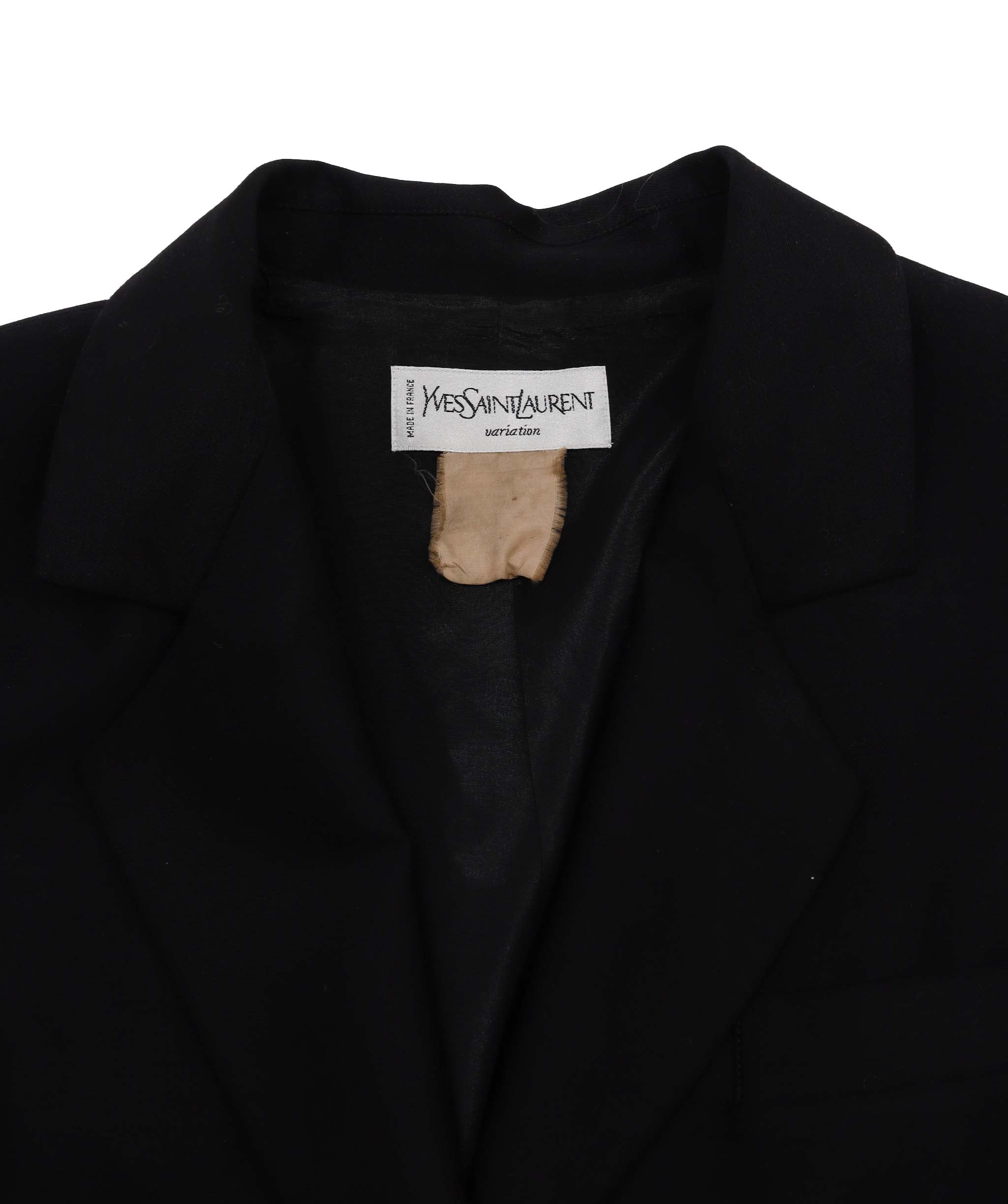 Yves Saint Laurent Yves Saint Laurent Safari Style Tweed Trouser Suit - AGC1841
