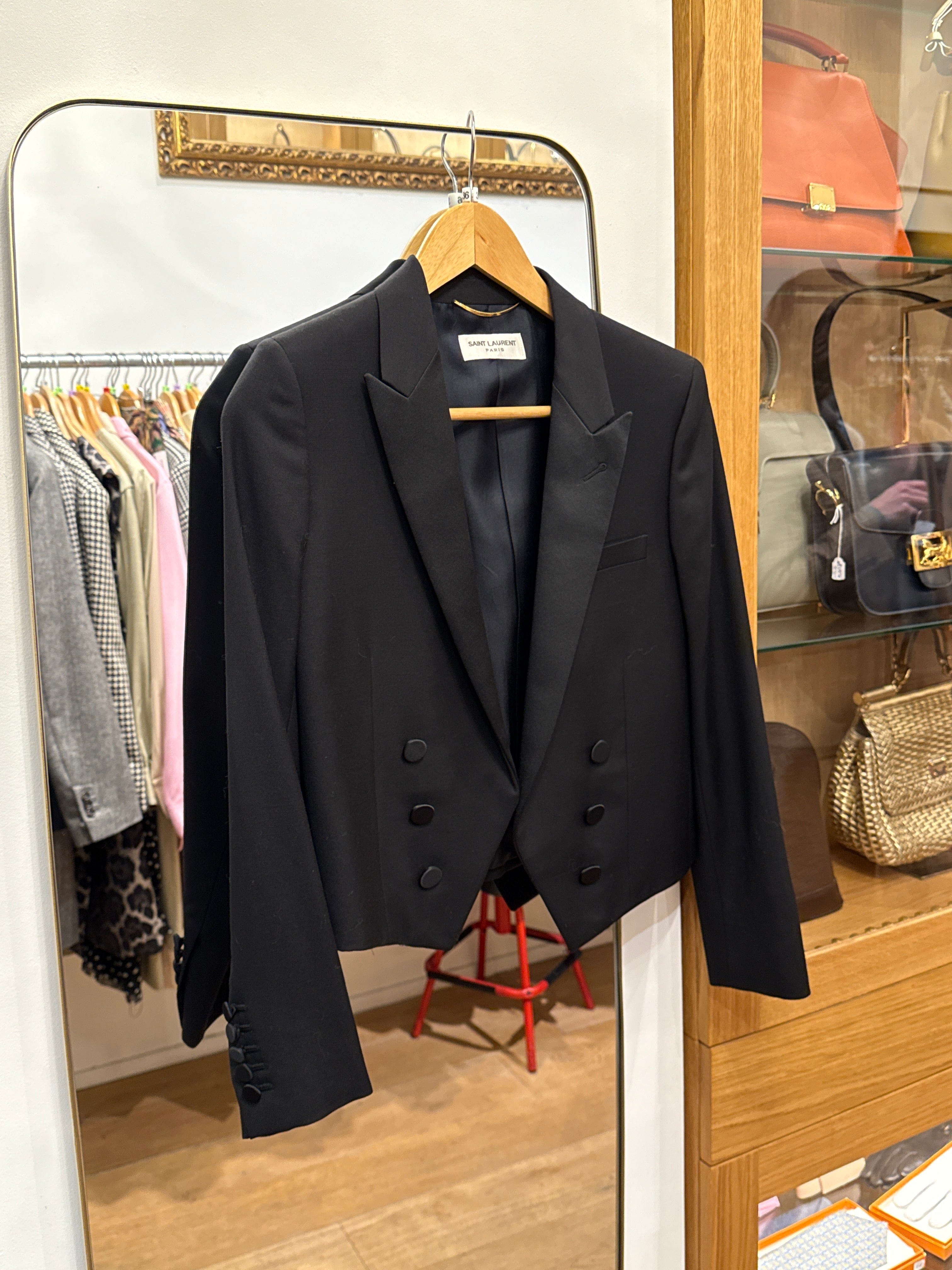 Yves Saint Laurent Yves Saint Laurent Short sheater jacket AGC3076