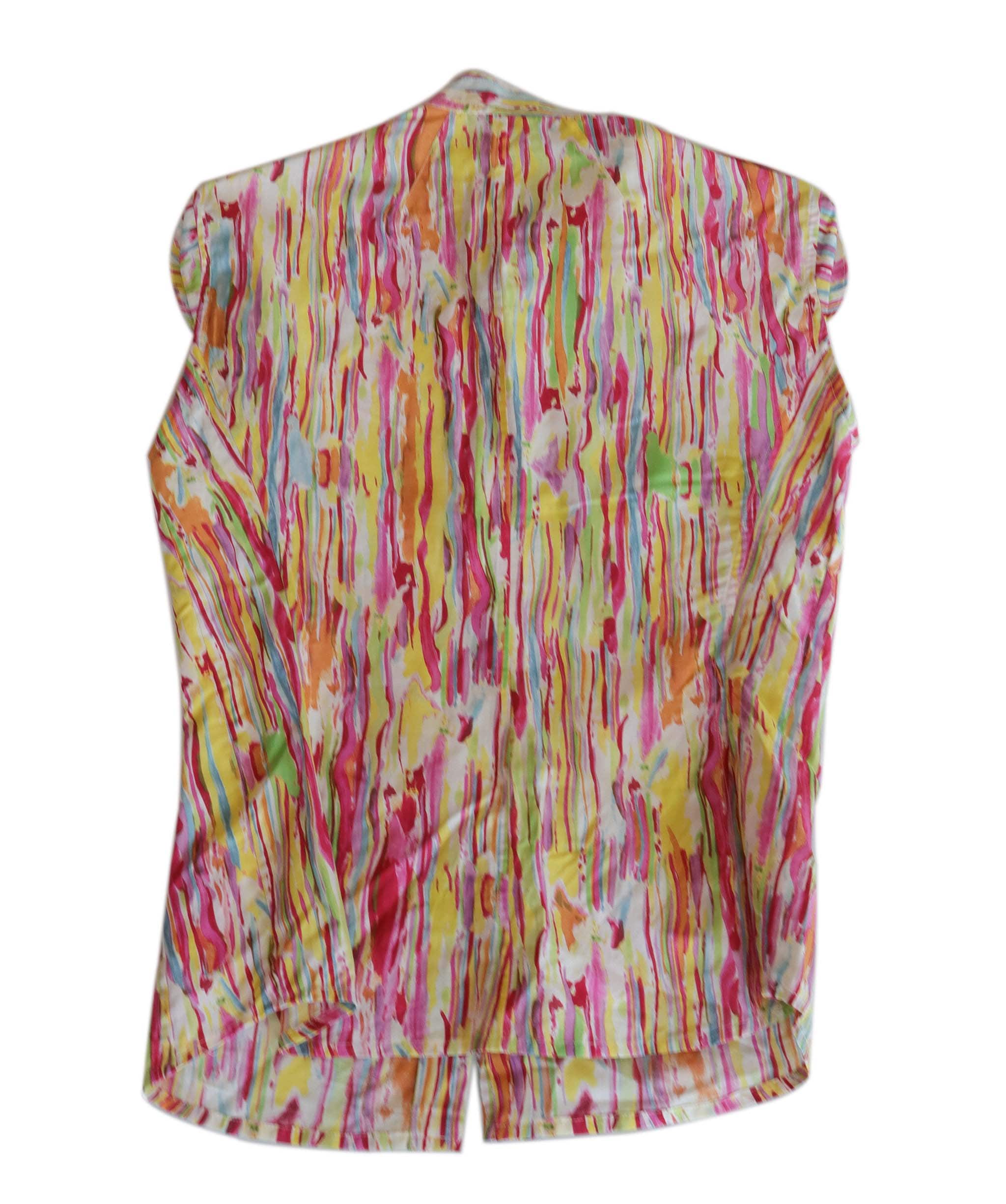 Yves Saint Laurent Yves Saint Laurent sleveless colourful shirt S38 - AGC1803