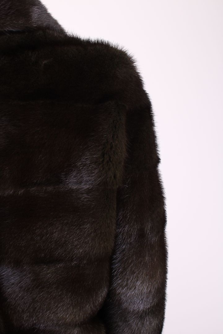 Yves Salomon Yves Salomon Mink Bomber Green M