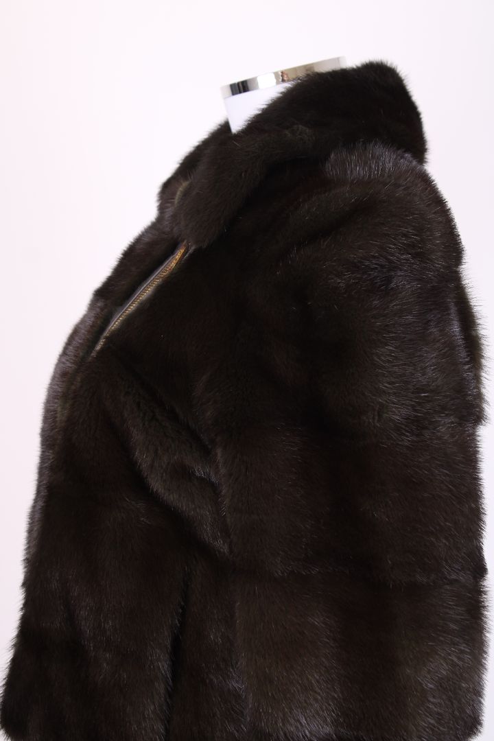 Yves Salomon Yves Salomon Mink Bomber Green M
