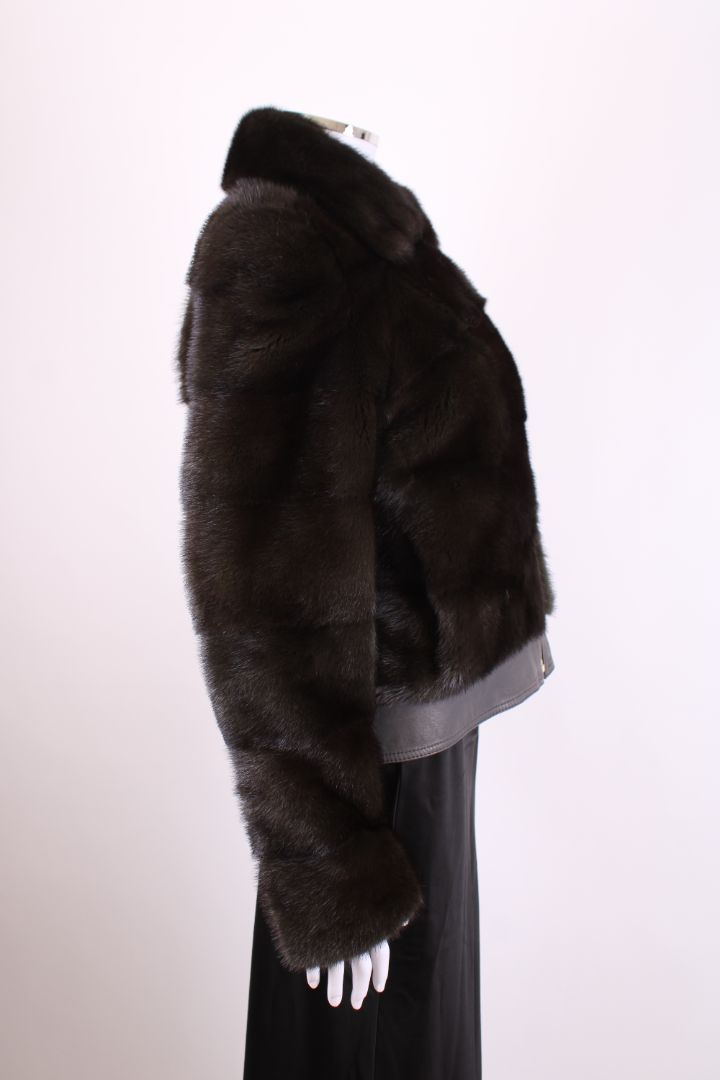 Yves Salomon Yves Salomon Mink Bomber Green M