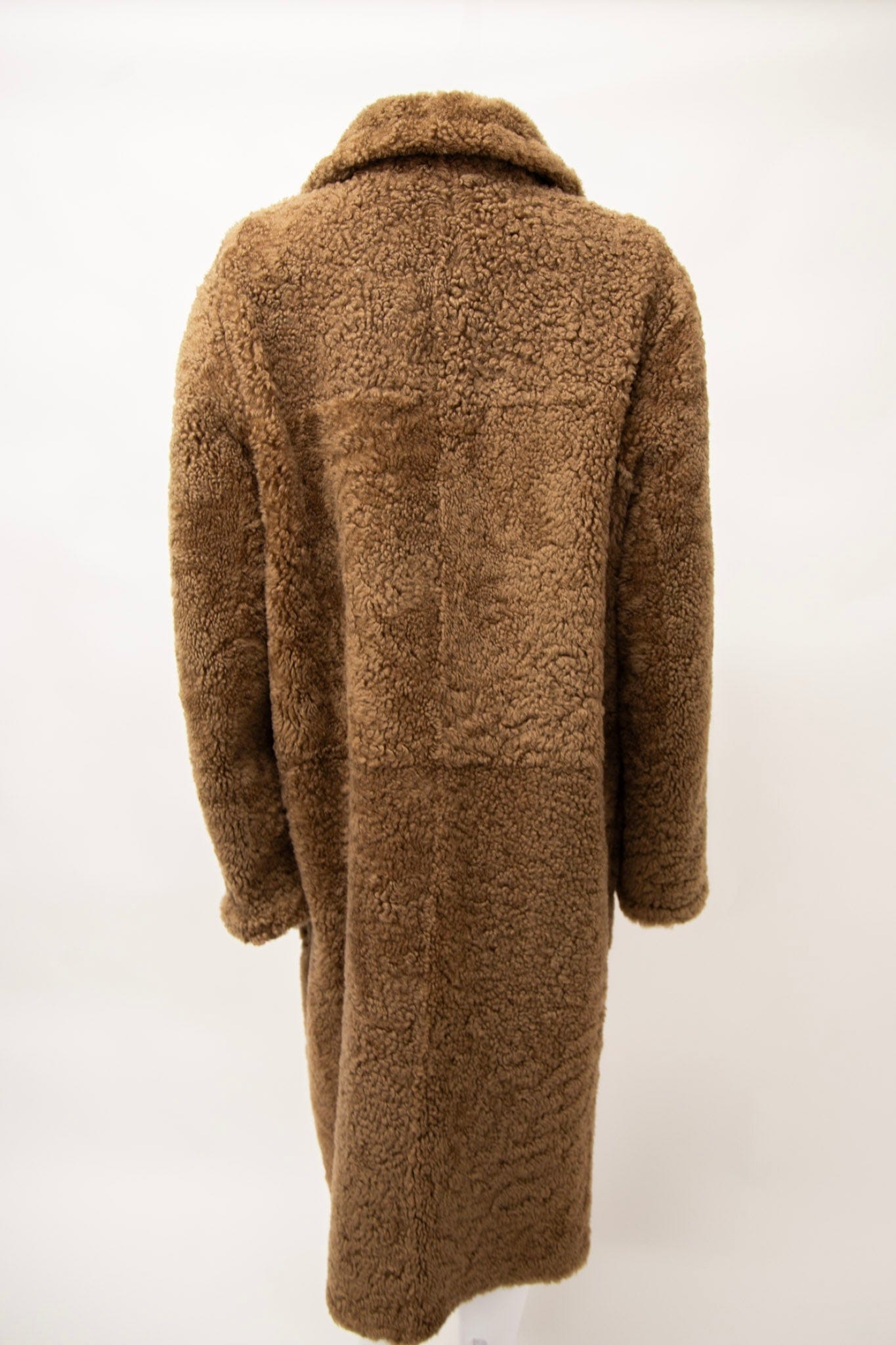 Yves Salomon Yves Salomon Shearling Coat Camel UK14/ IT42