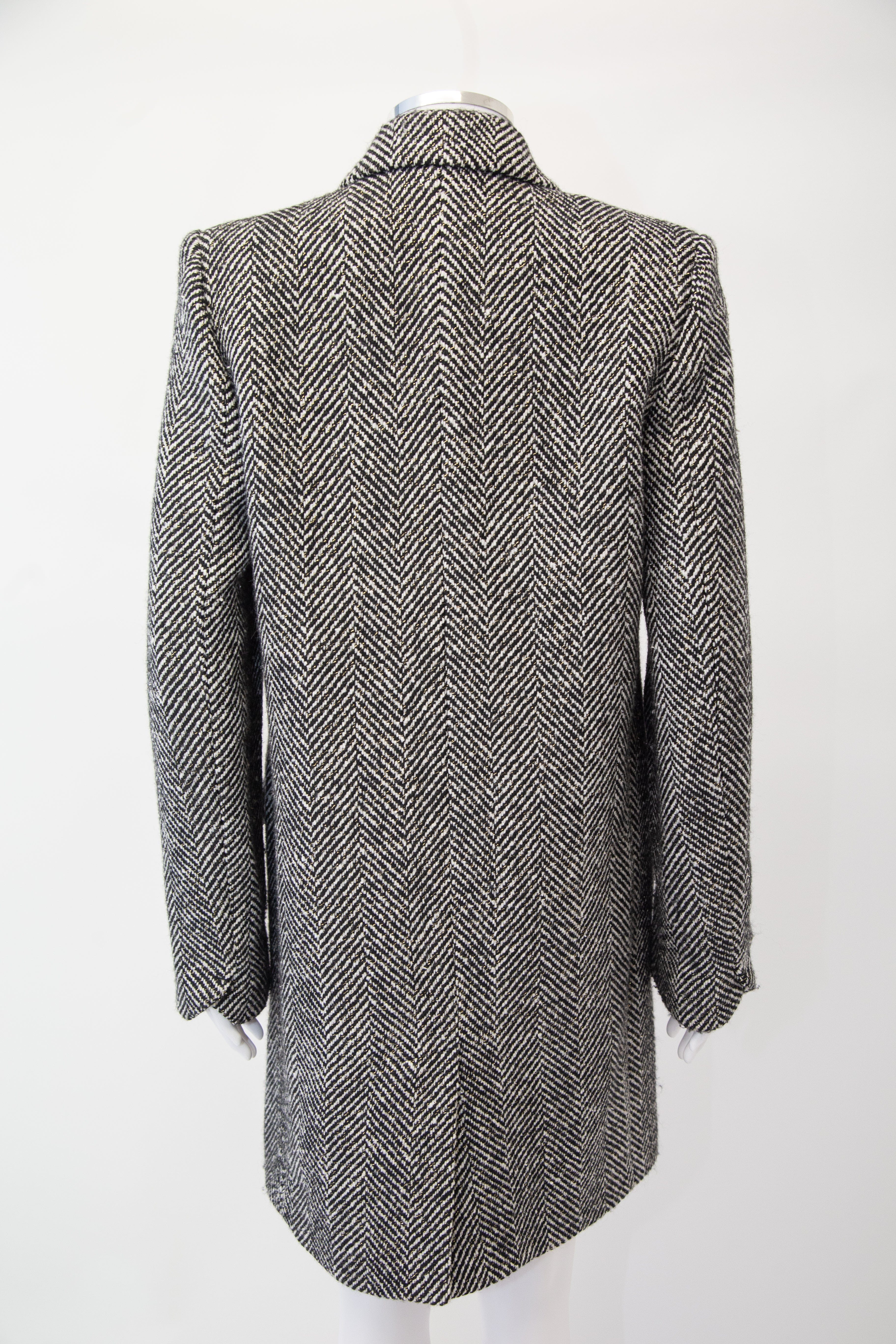 Zadig & Voltaire Zadig & Voltaire Coat Grey Herringbone 12