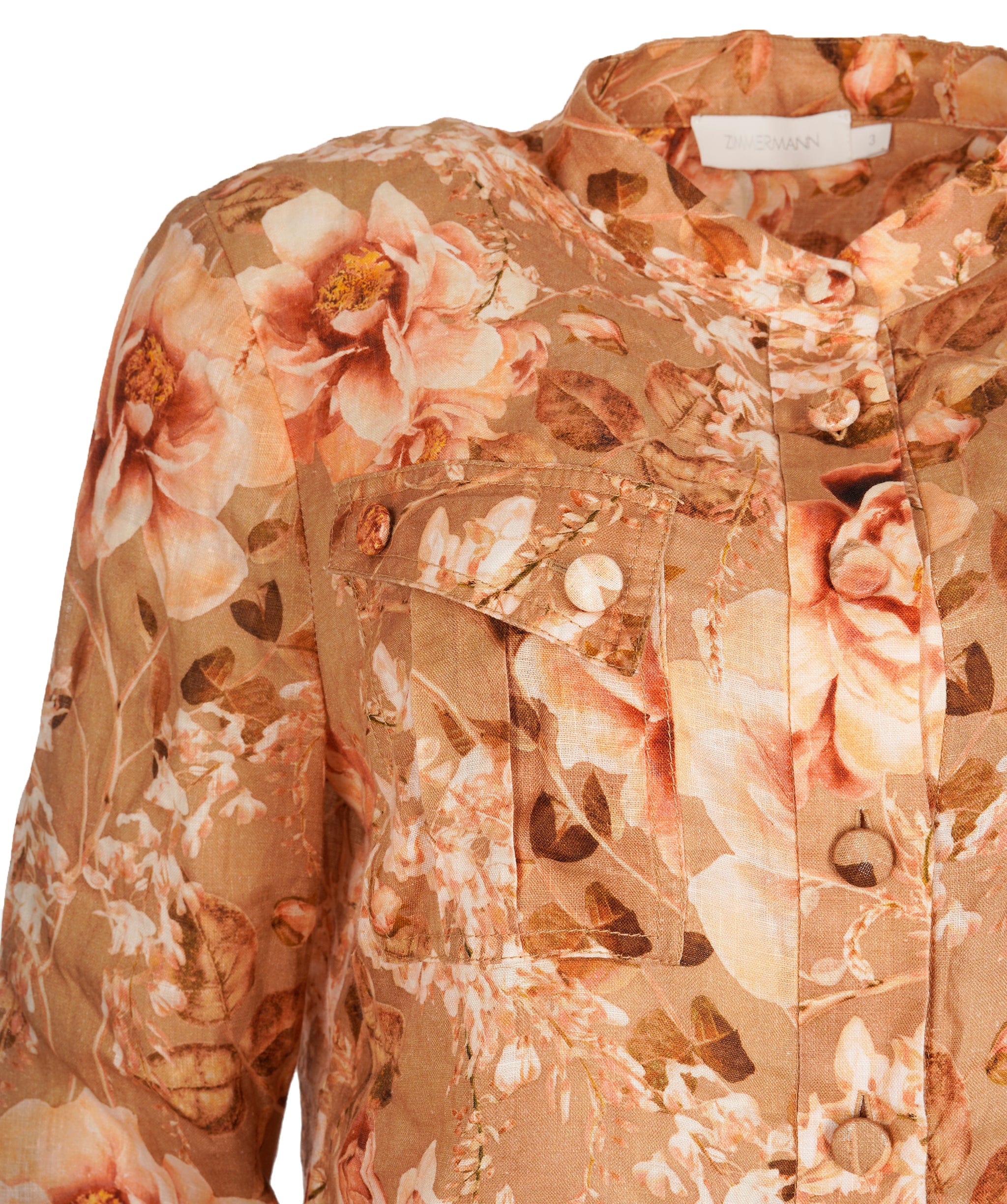 Zimmerman Zimmerman Peach Floral Co ord ALC1355