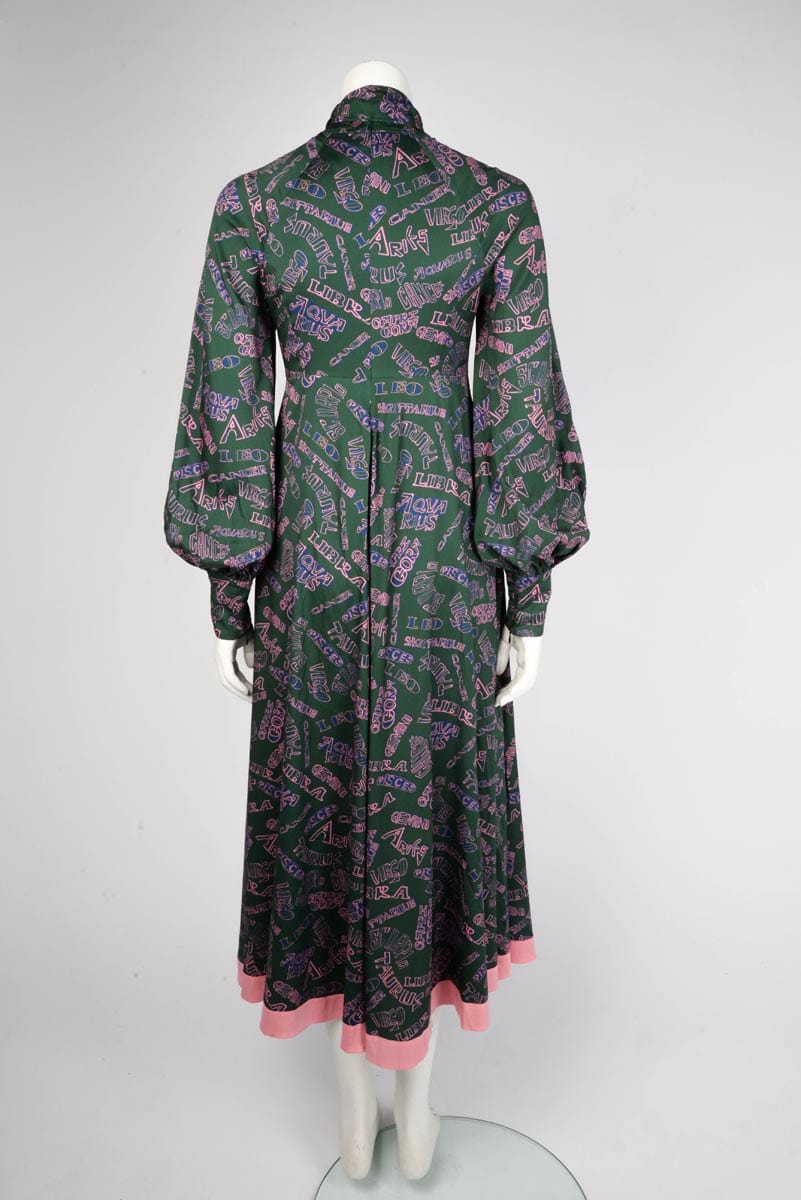 Zimmermann Green & Pink Stretch Silk Zodiac Day Midi Dress – Luxury Promise