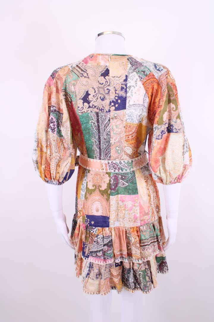 Zimmermann Zimmermann S/S Paisley Print Mini Dress Multi Coloured S