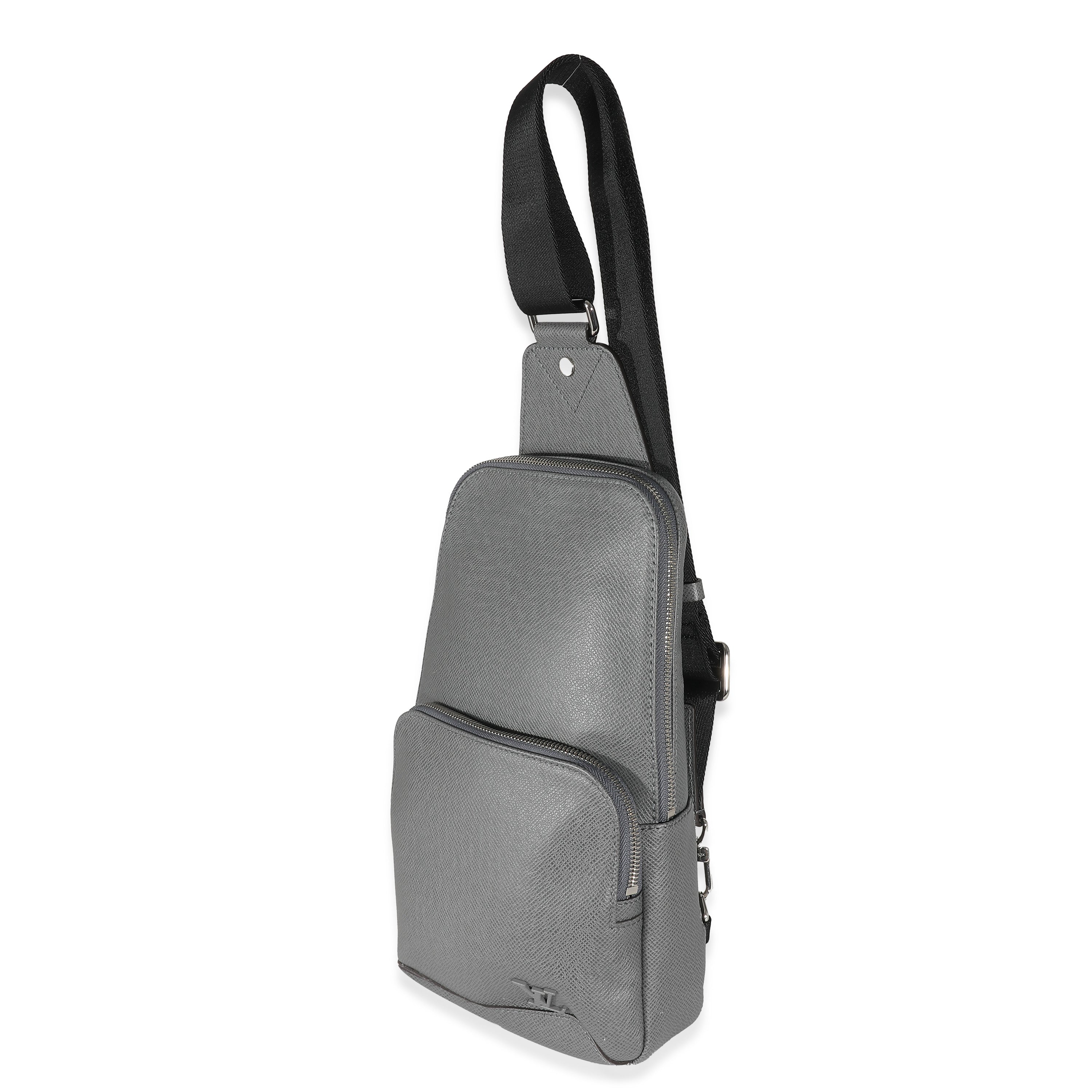 Louis Vuitton Grey Taiga Avenue Sling Bag