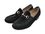 Gucci Horsebite Black Loafers with Hard Soles- CW1082