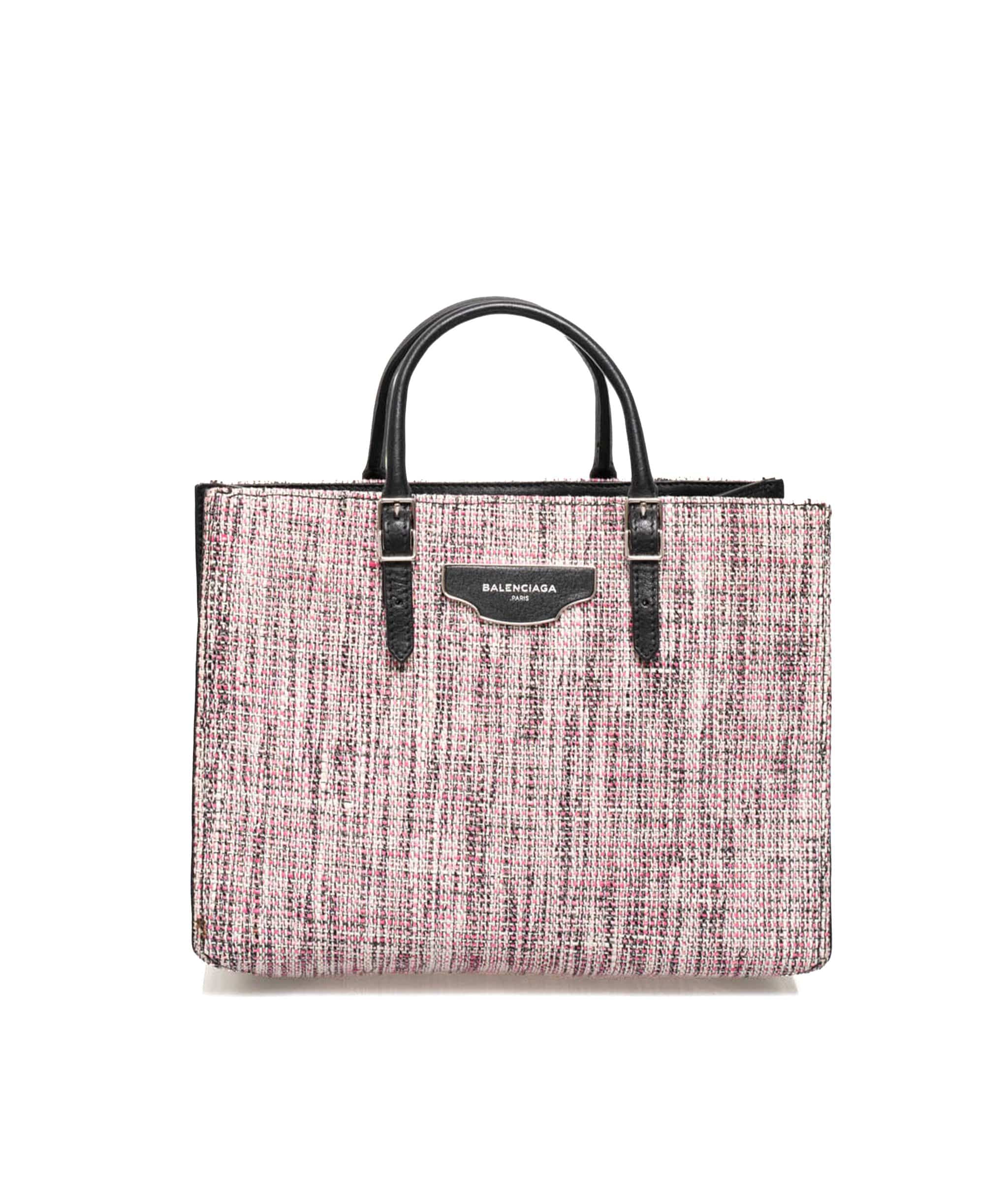 Balenciaga Balenciaga Pink Tweed Tote Bag - AGL1419