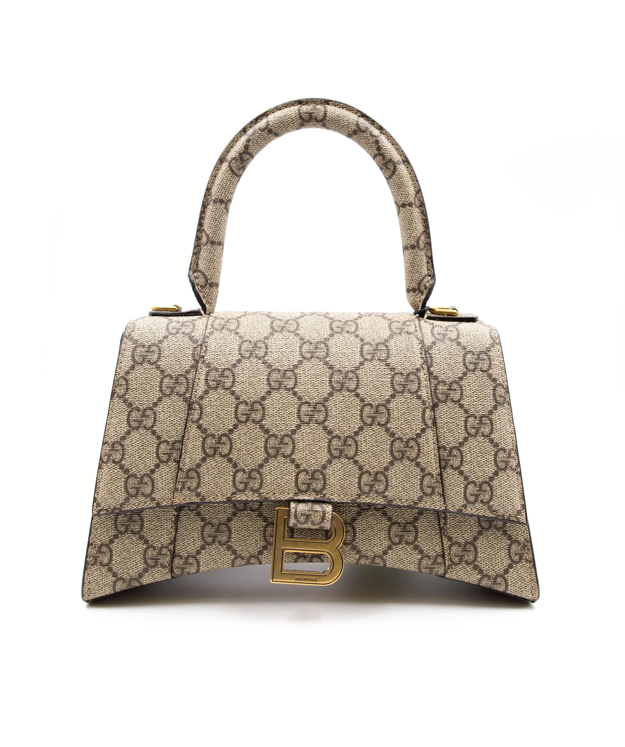 Balenciaga Gucci X Balenciaga GG Hourglass Top Handle Bag AGC1158