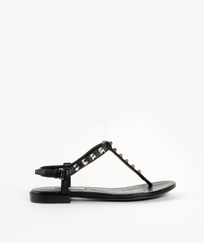 Louis Vuitton - Authenticated Sandal - Leather Black Plain For Man, Never Worn, with Tag