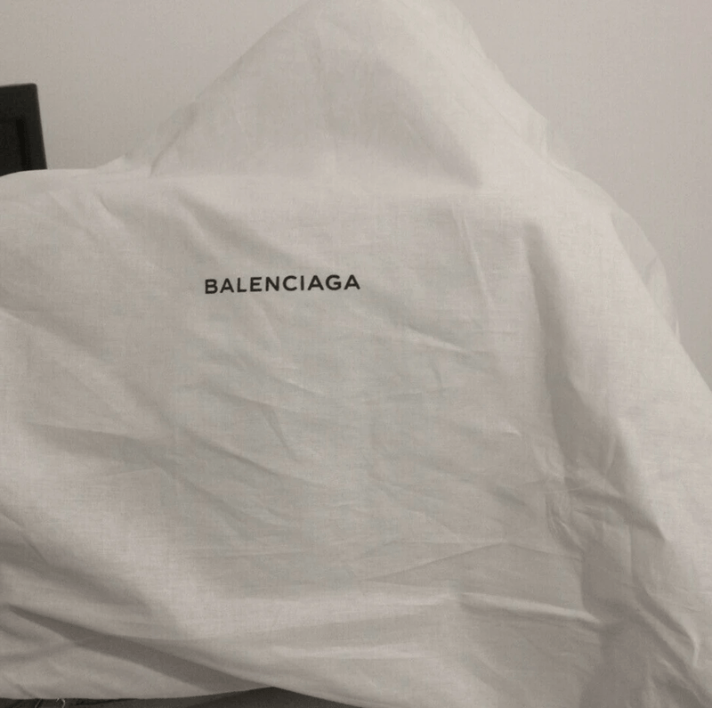 Balenciaga Balenciaga Papier Grey Woven Tote – OL2505