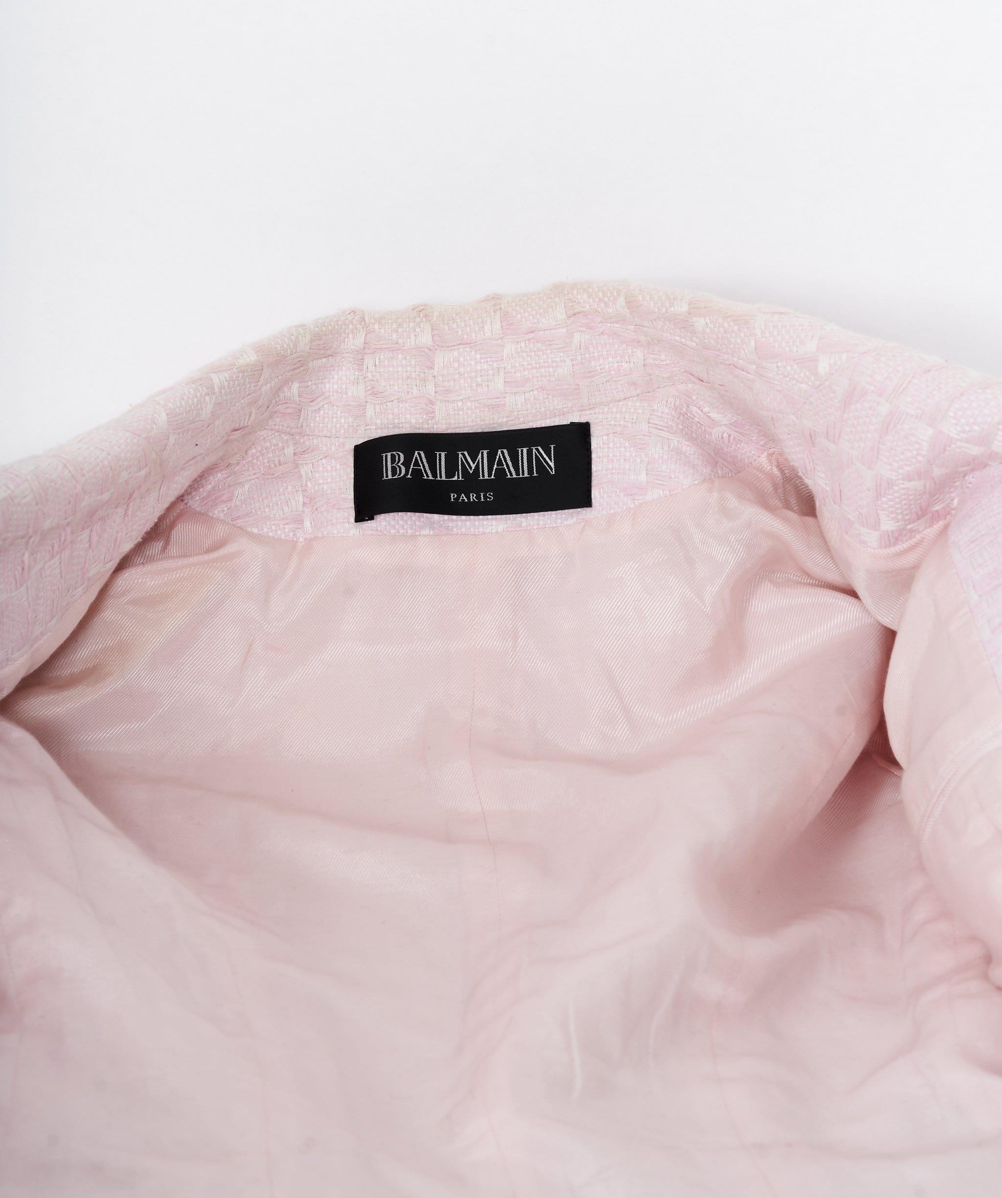 Balmain Balmain Blazer Pink tweed 38