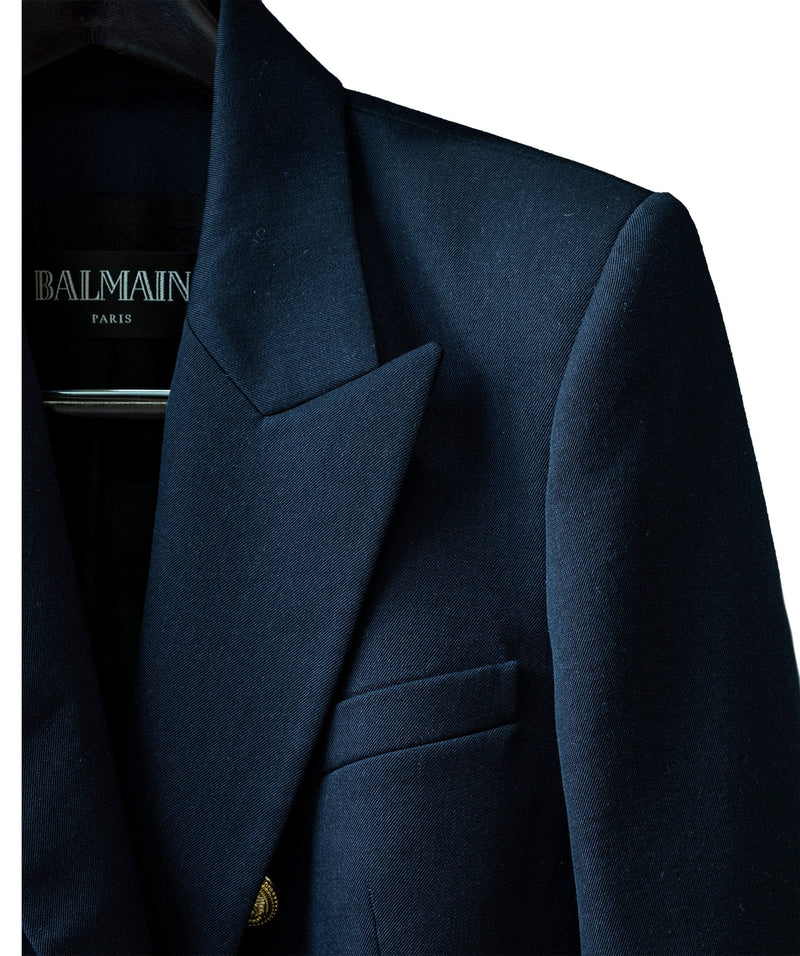 Balmain hot sale navy blazer