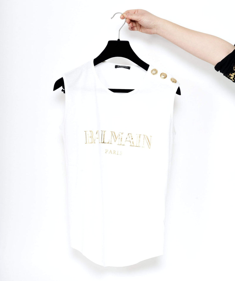 Balmain Balmain Sleeveless T-shirt Size 38