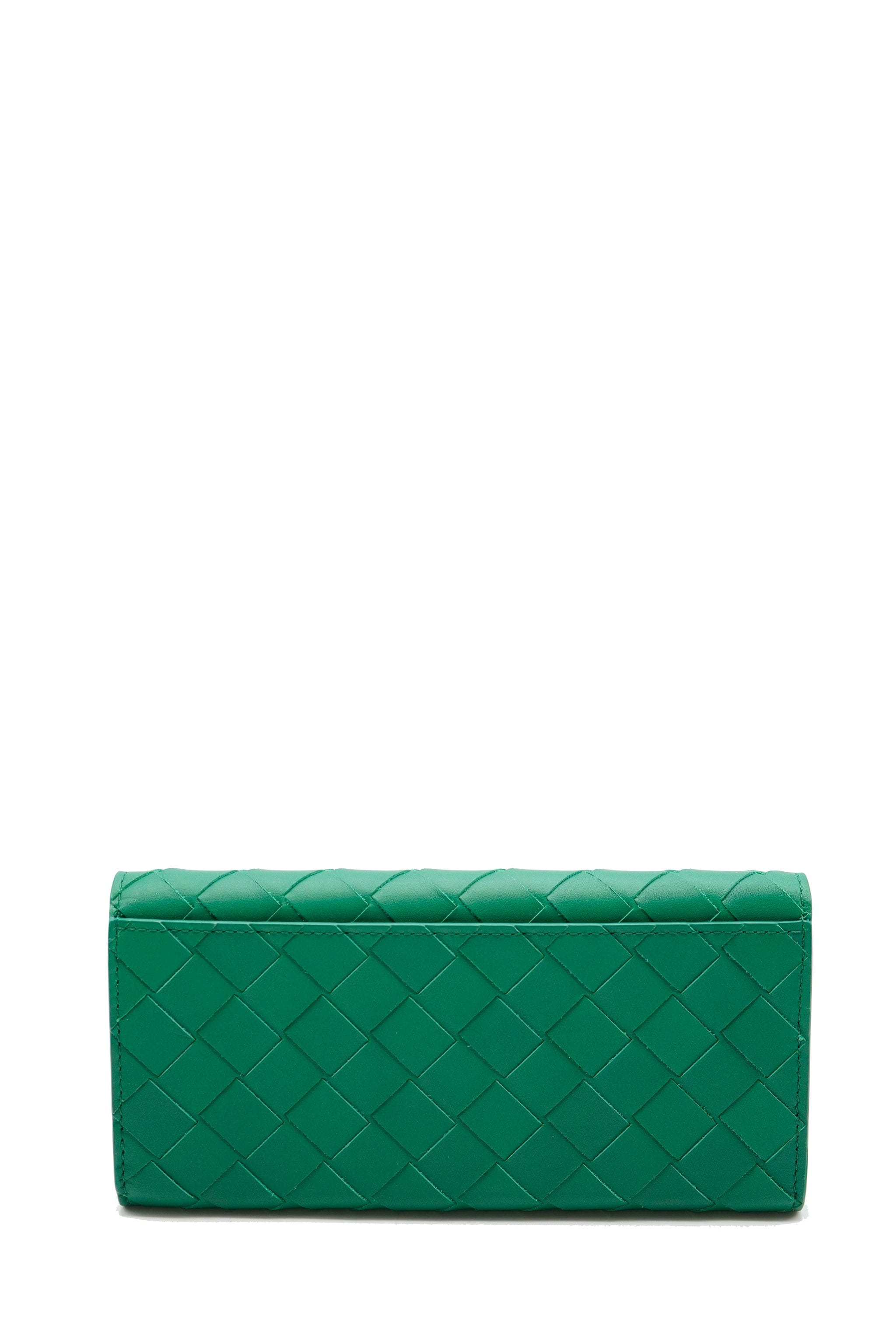 Bottega Bottega green long wallet ASL5539