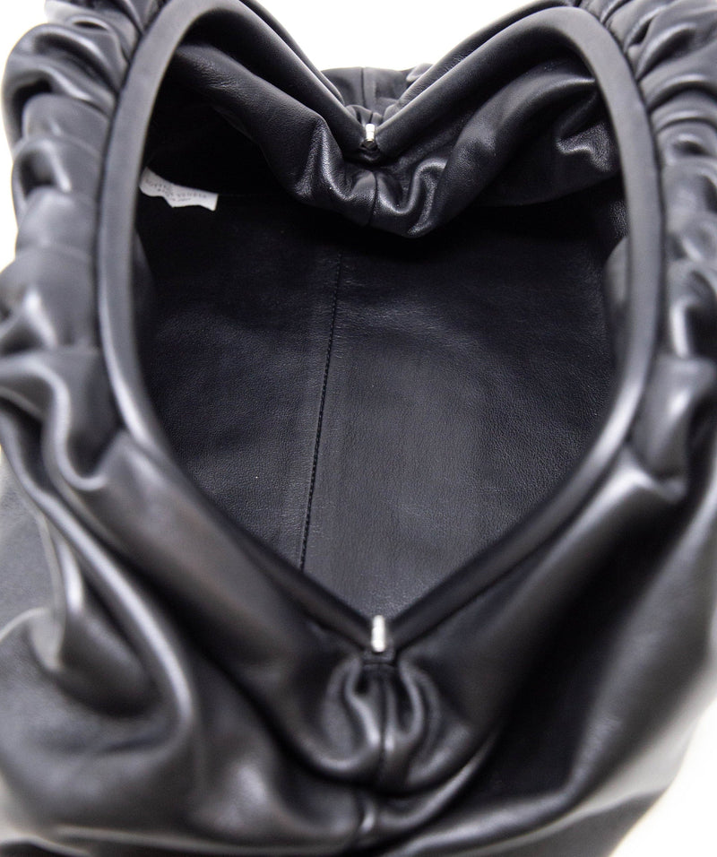 Bottega Bottega Veneta Black Leather Clutch Bag  AGC1138