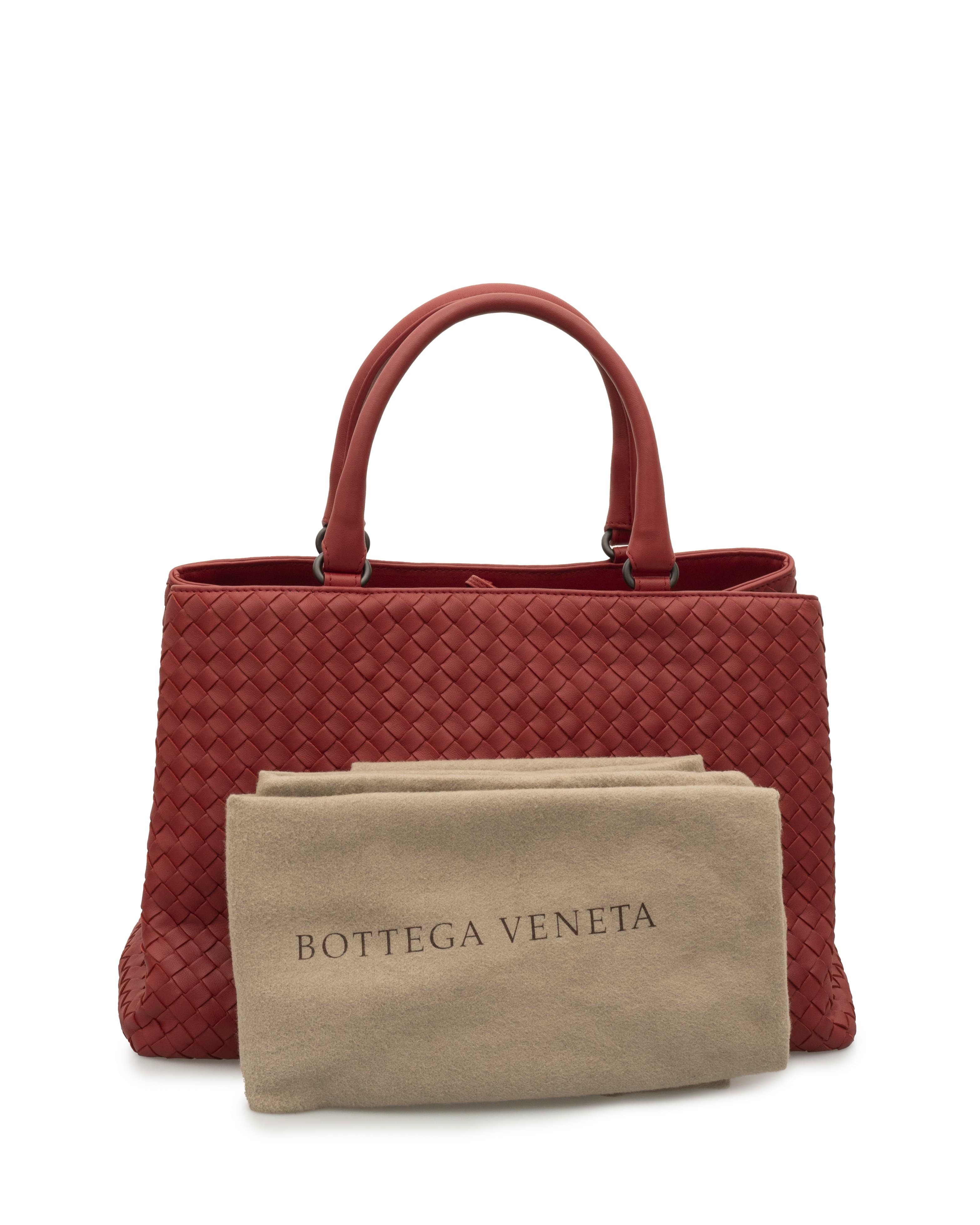 Bottega Bottega Veneta Red intrecciato Handbag - AWC1060