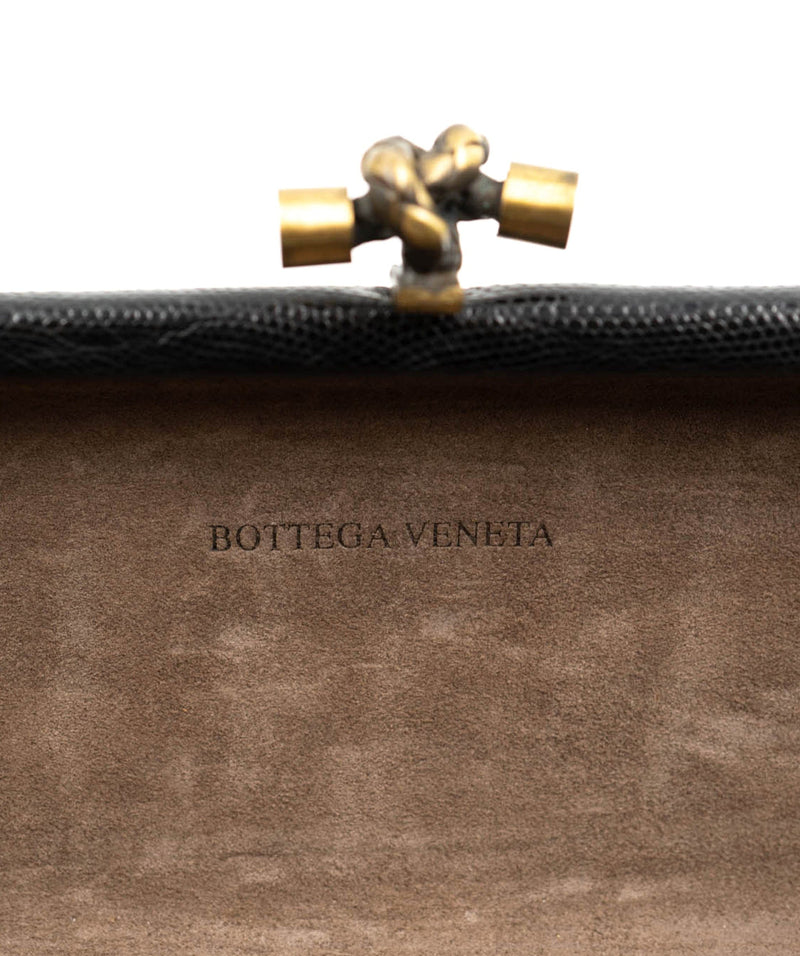 Bottega veneta snakeskin clutch hot sale