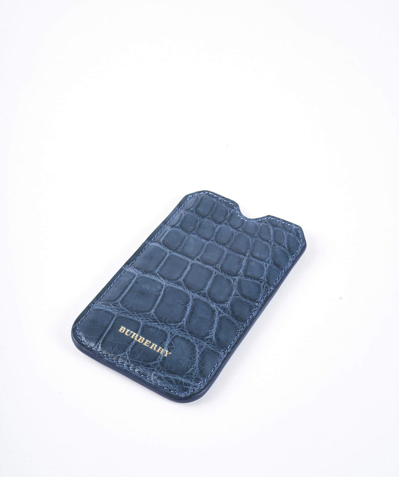 Burberry Burberry alligator blue iphone case