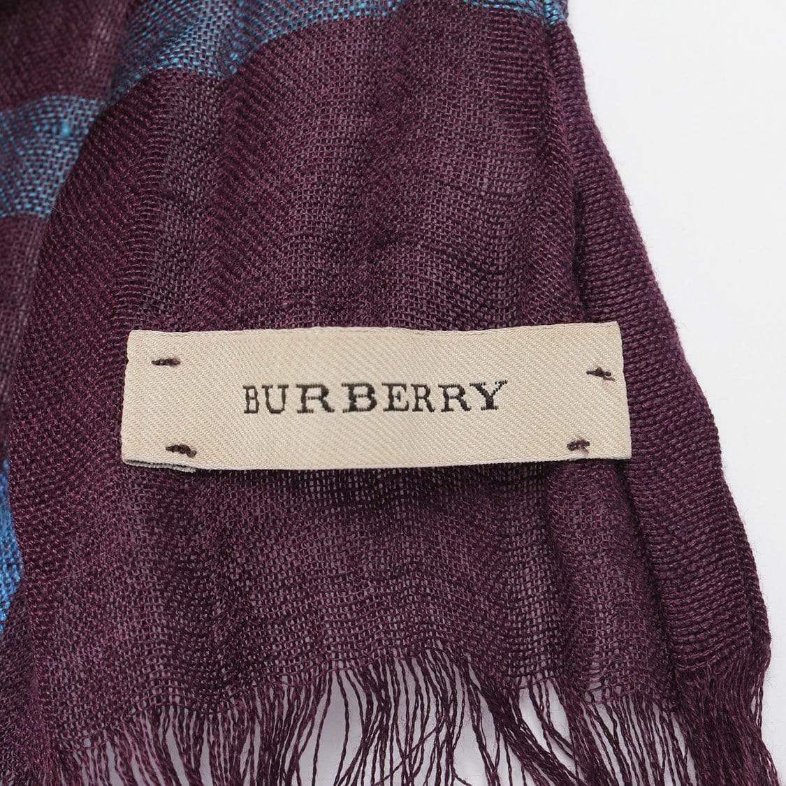 Burberry Burberry Plaid Linen Scarf - RCL1226